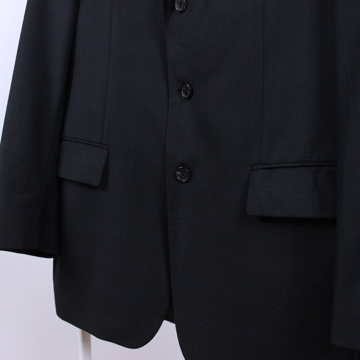 Hugo Hugo Boss Plaid Wool Blazer Jacket Size 42R - 4 Thumbnail