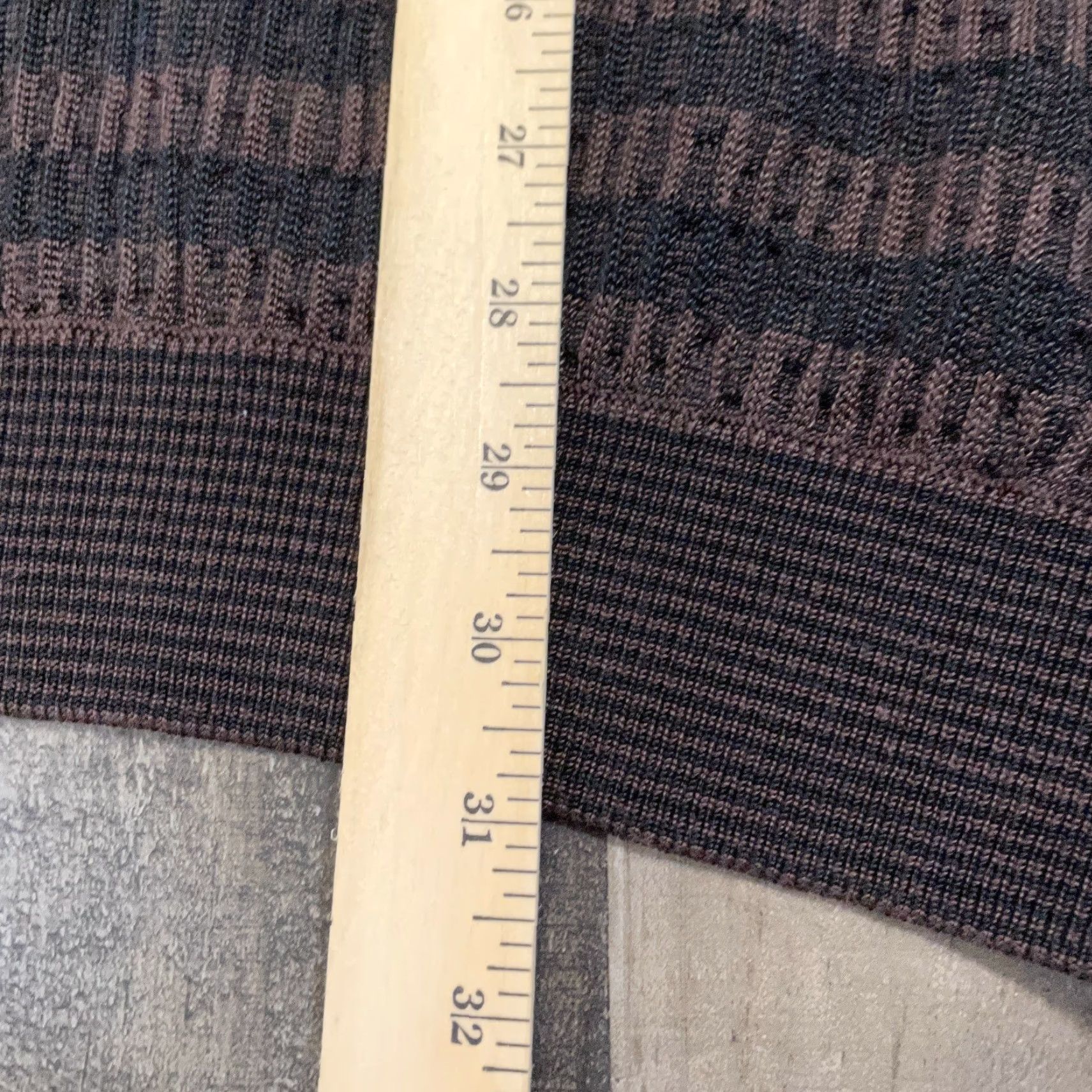 Pronto Uomo Pronto Uomo Sweater XL Brown Pullover Striped Crew Neck Long Sleeves Knit Mens Size US XL / EU 56 / 4 - 6 Thumbnail