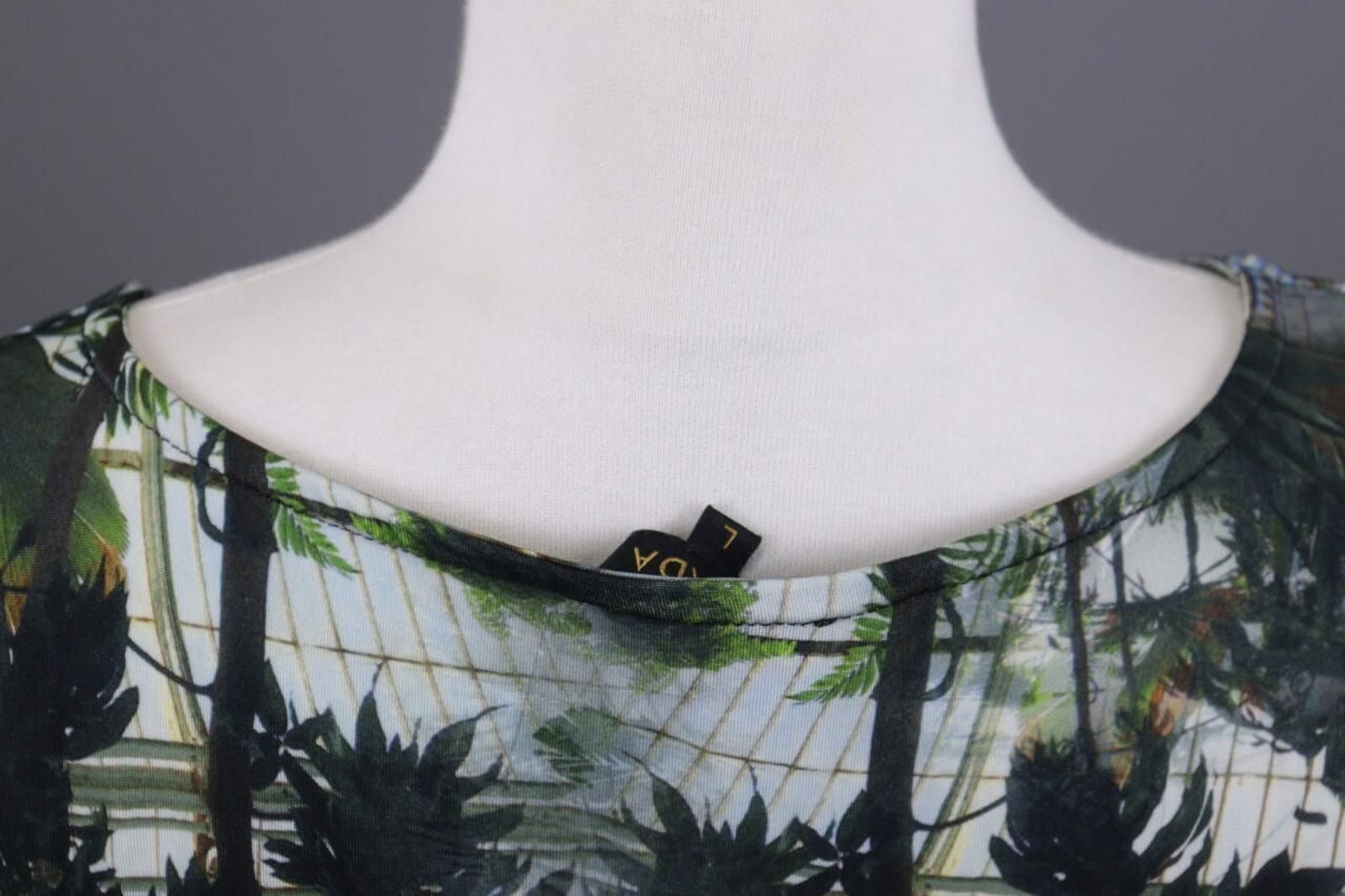 Escada Escada Multicoloer Asymmetrical Over Pint Top Shirt Size L Size M / US 6-8 / IT 42-44 - 12 Thumbnail