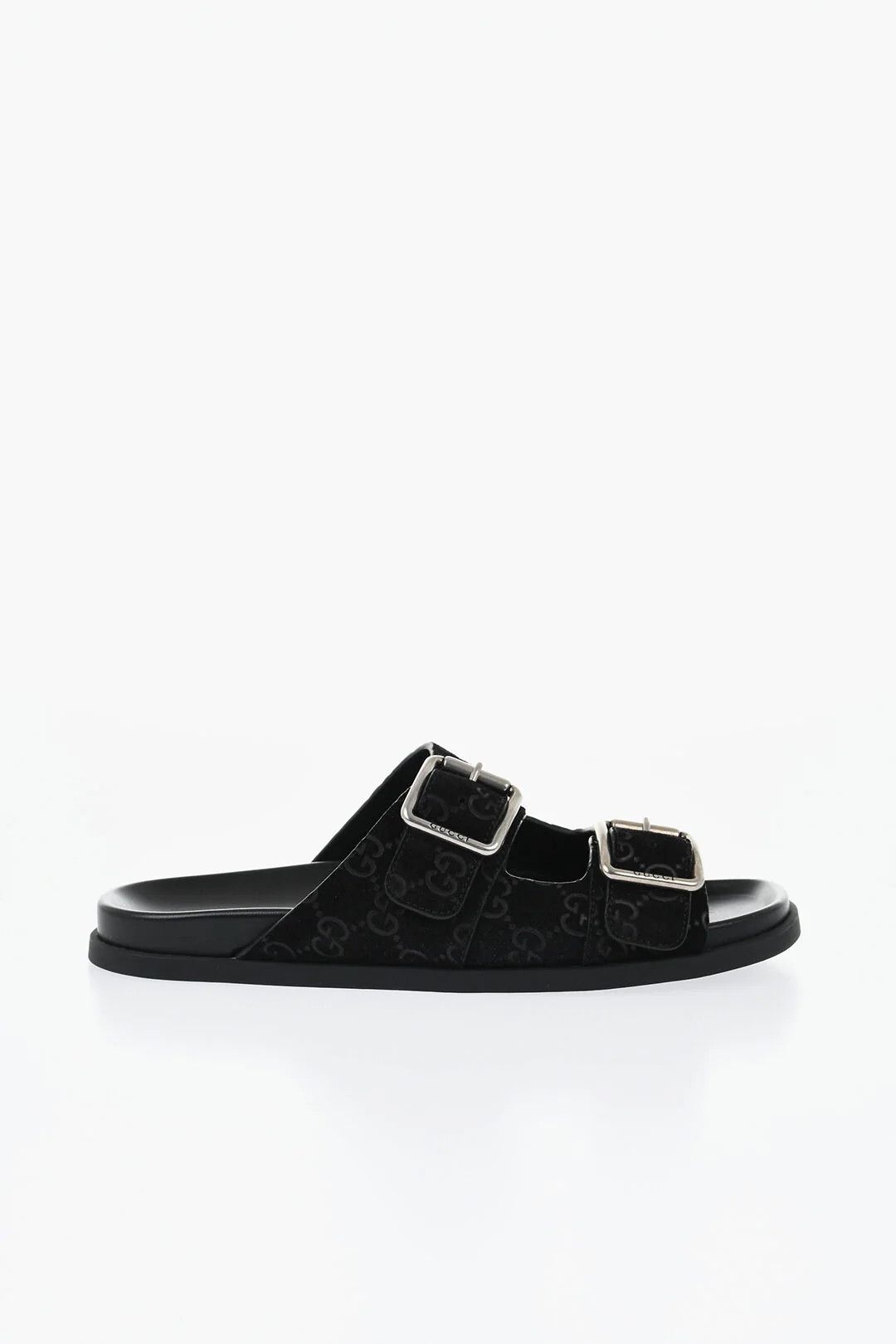 Gucci og1mm0426 Suede Slides in Black Size US 7.5 / EU 40-41 - 1 Thumbnail