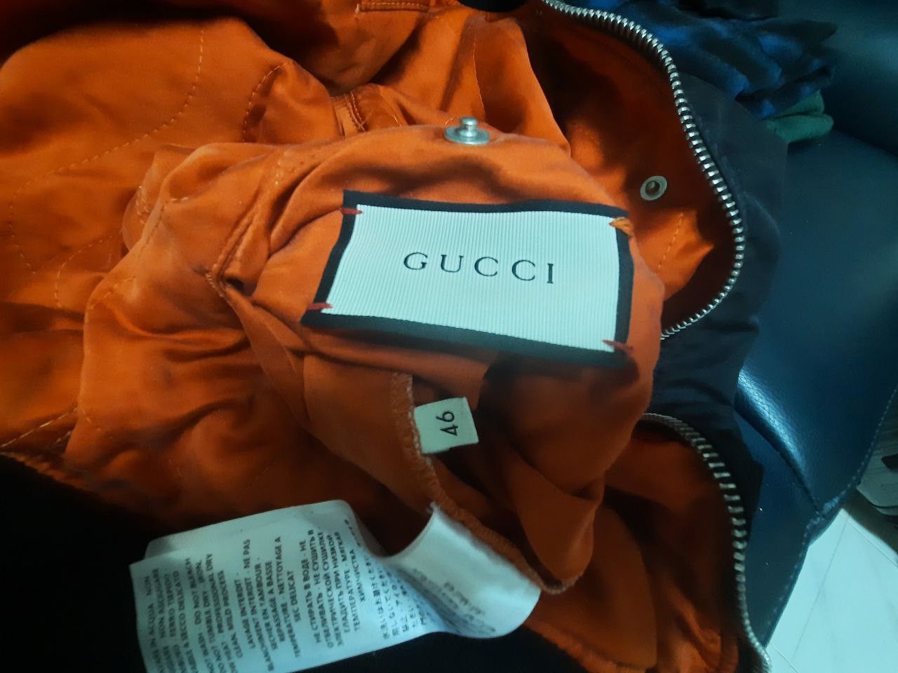 Gucci Modern Future Dragon Floral Reversible Bomber Jacket Size US S / EU 44-46 / 1 - 5 Thumbnail