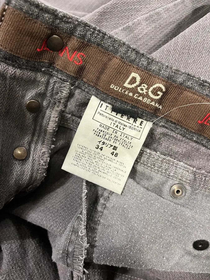 Dolce & Gabbana AW2003 Dolce & Gabbana Worker Grey Pants Size US 32 / EU 48 - 11 Thumbnail