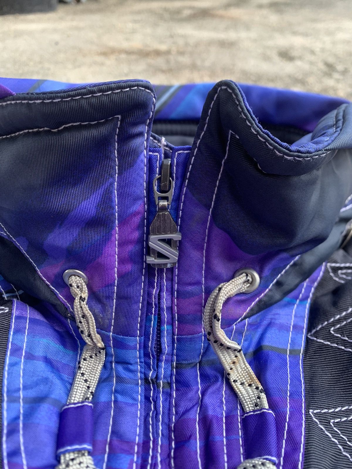 Salomon × Vintage Very Rare Salomon Ski Jacket with Hoodie Production Size US L / EU 52-54 / 3 - 9 Thumbnail