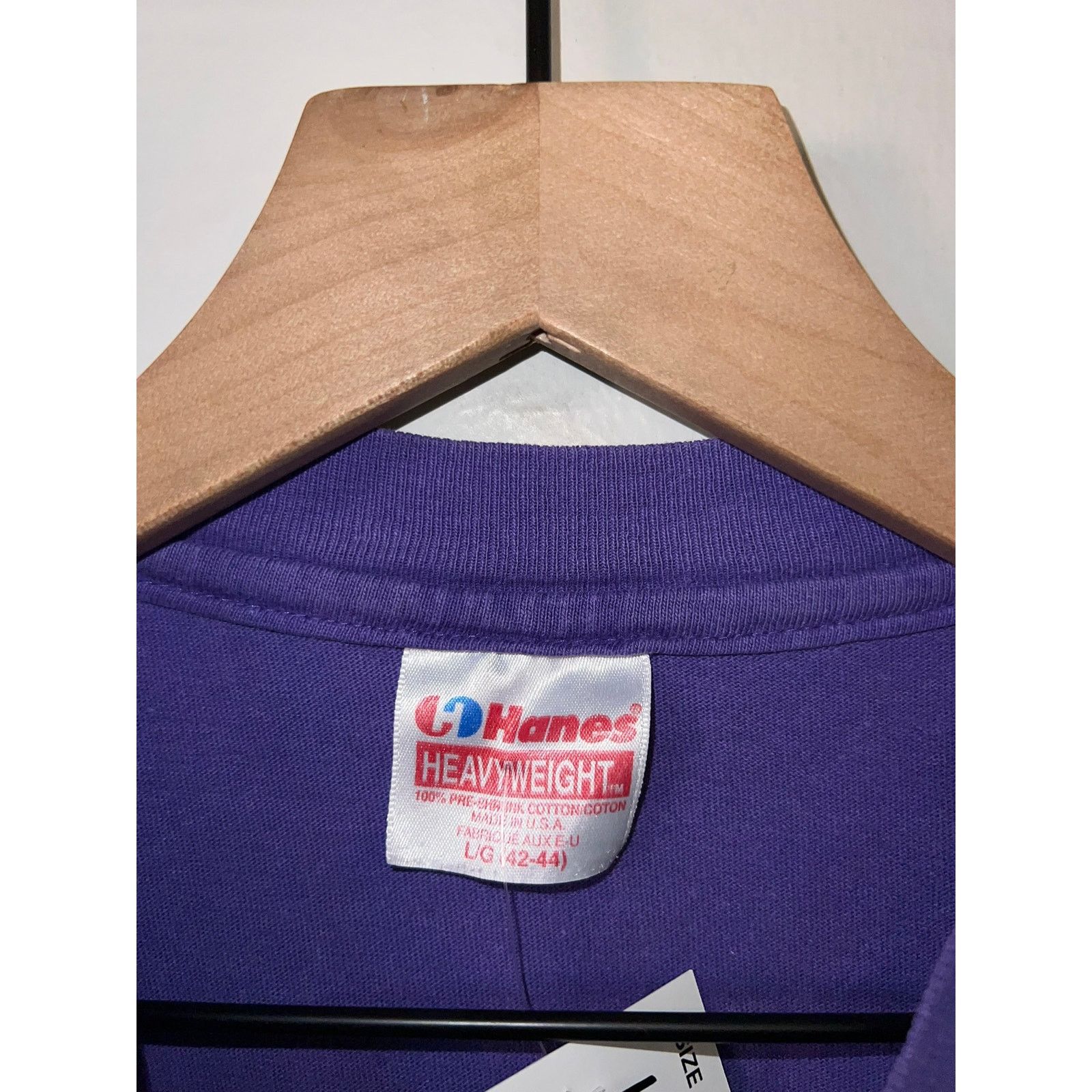 Hanes 90s Vintage Purple Native American Aztec Purple Shirt VTG L Size US L / EU 52-54 / 3 - 7 Thumbnail