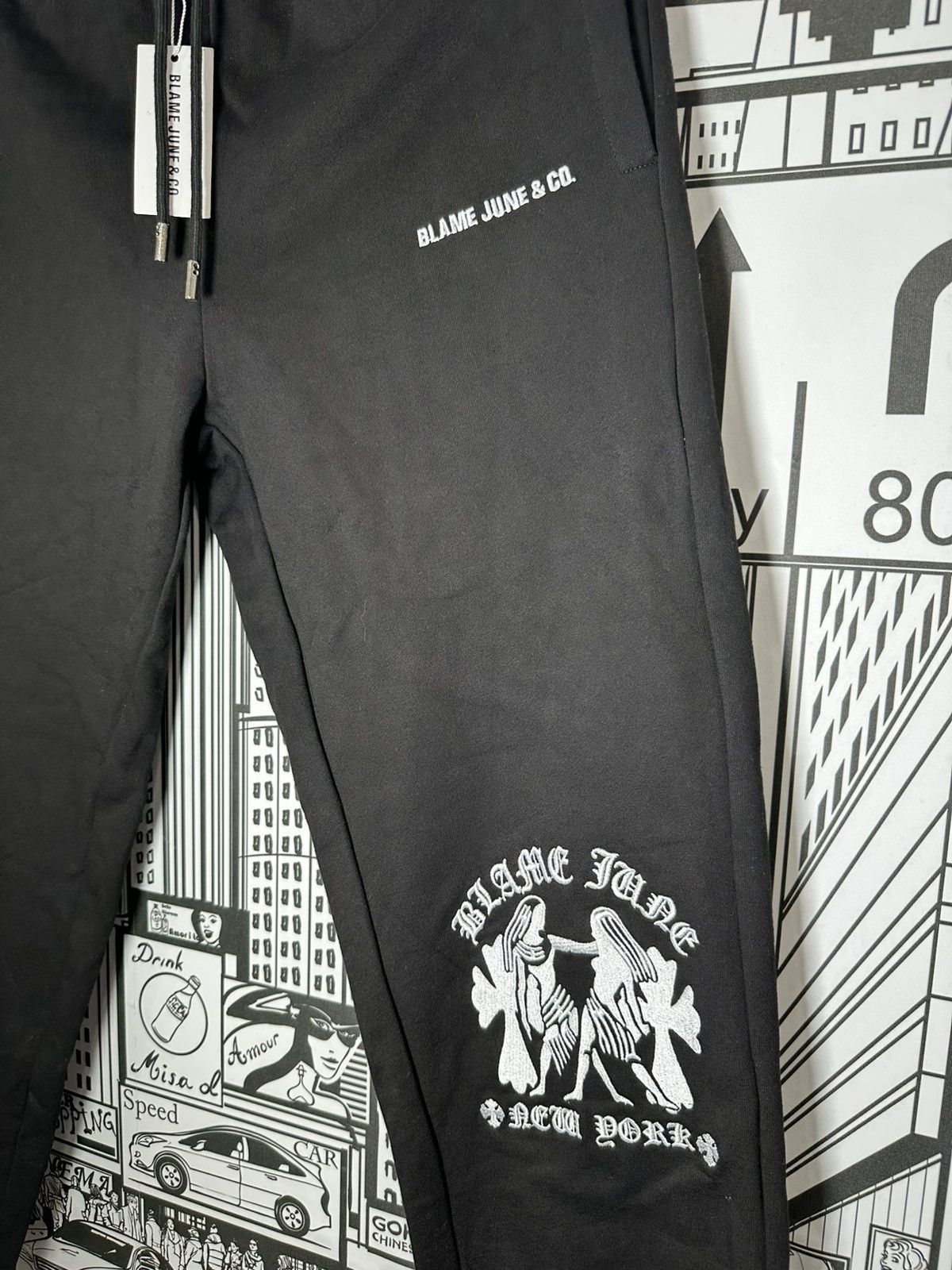 Other Blame June & Co. Gemini Sweatpants Small Black Size US 30 / EU 46 - 4 Thumbnail