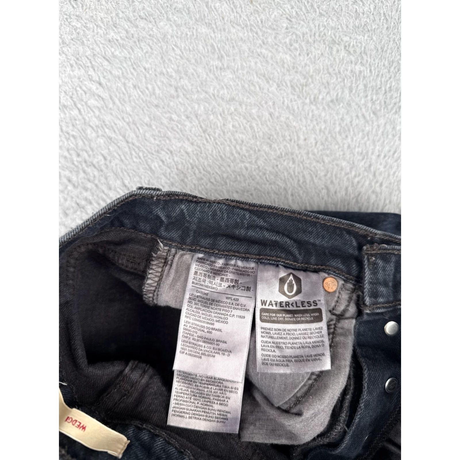 Levi's Levi's Wedgie Fit Jeans Womens Medium Wash Denim 24x27 Retro 90s Cotton Straight Fit Big E Size 42" / US 20 - 7 Thumbnail