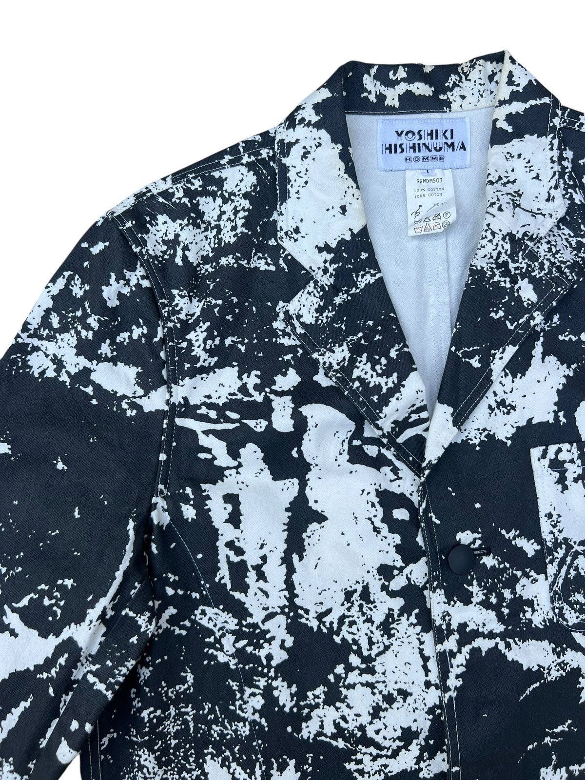 14th Addiction Vintage Yoshiki Hishinuma Homme Japan Coated Waxed Jacket Size US M / EU 48-50 / 2 - 4 Thumbnail