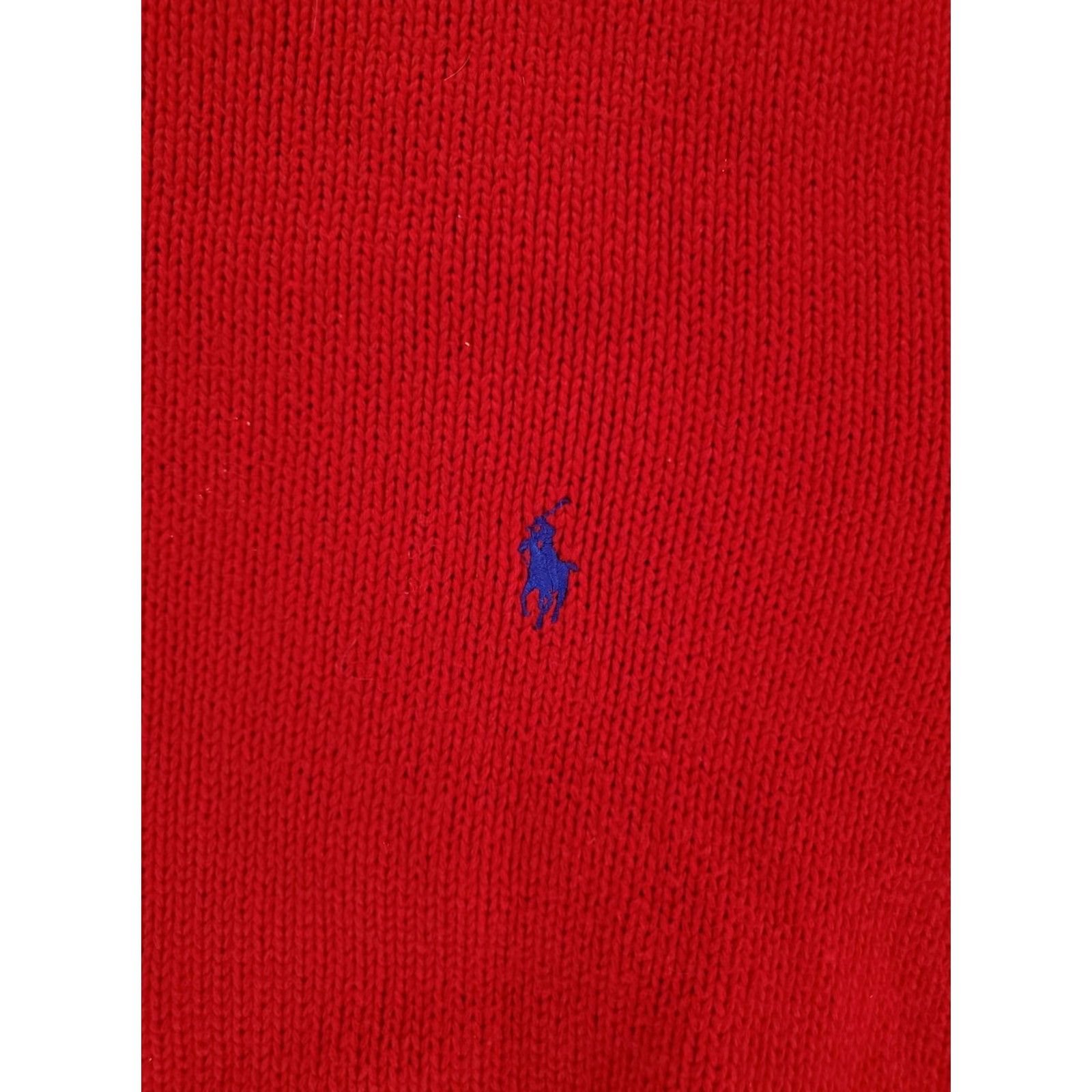 Polo Ralph Lauren Polo Ralph Lauren Fishermans Sweater Pullover Crew Neck Red XL Mens Size US XL / EU 56 / 4 - 3 Thumbnail