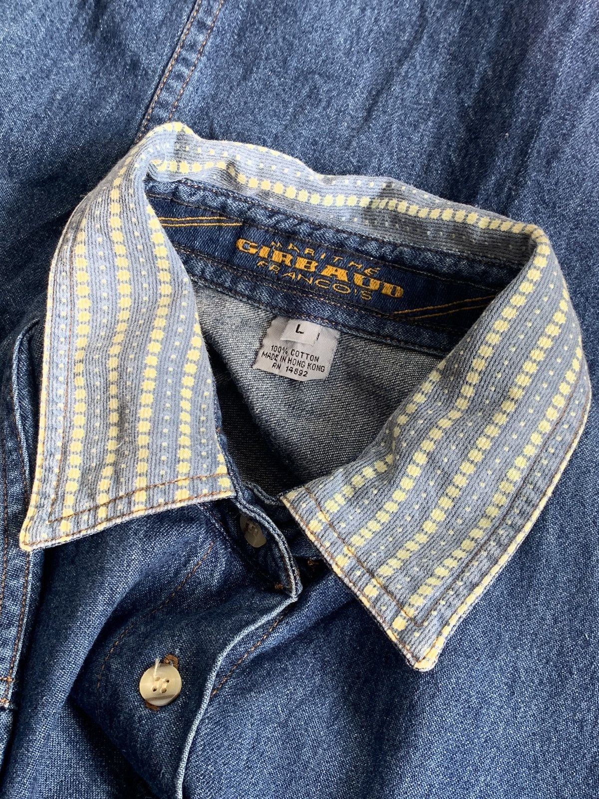 Marithe + Francois Girbaud Vintage marithe francois girbaud denim shirt Size US M / EU 48-50 / 2 - 6 Thumbnail