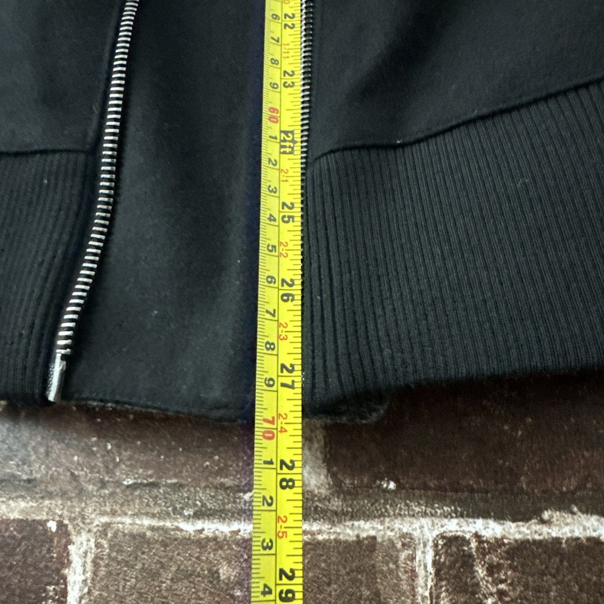 Neil Barrett Slim Fit Neil Barrett Pure Wool Black Gray Bomber Jacket Size US M / EU 48-50 / 2 - 10 Thumbnail
