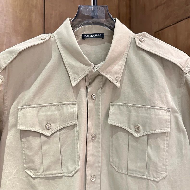Balenciaga Balenciaga Tactical short-sleeved shirt with logo behind k Size US XXS / EU 40 - 3 Thumbnail