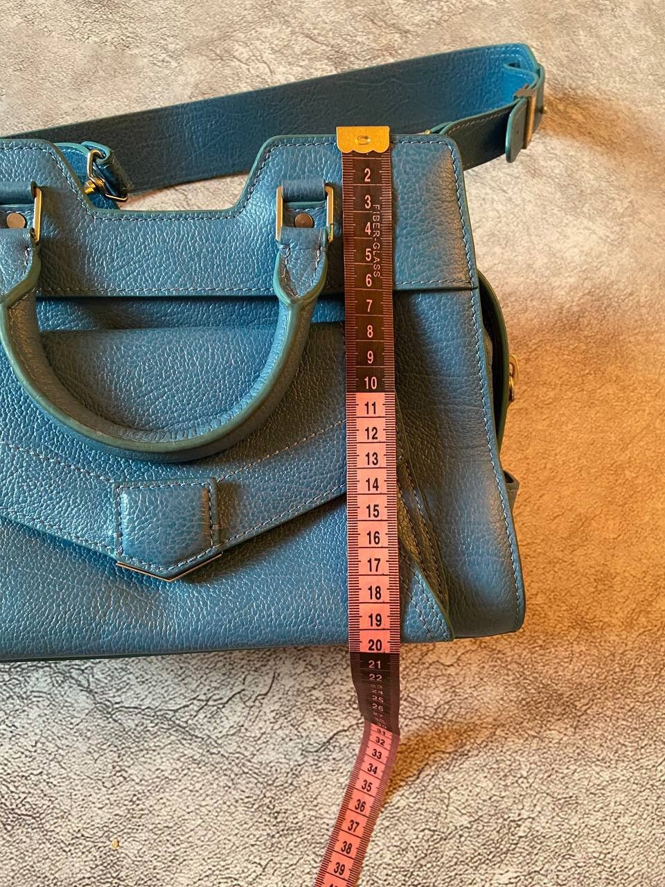 Proenza Schouler PROENZA SCHOULER BLUE LEATHER Y2k SATCHEL SMALL BAG Size ONE SIZE - 20 Thumbnail