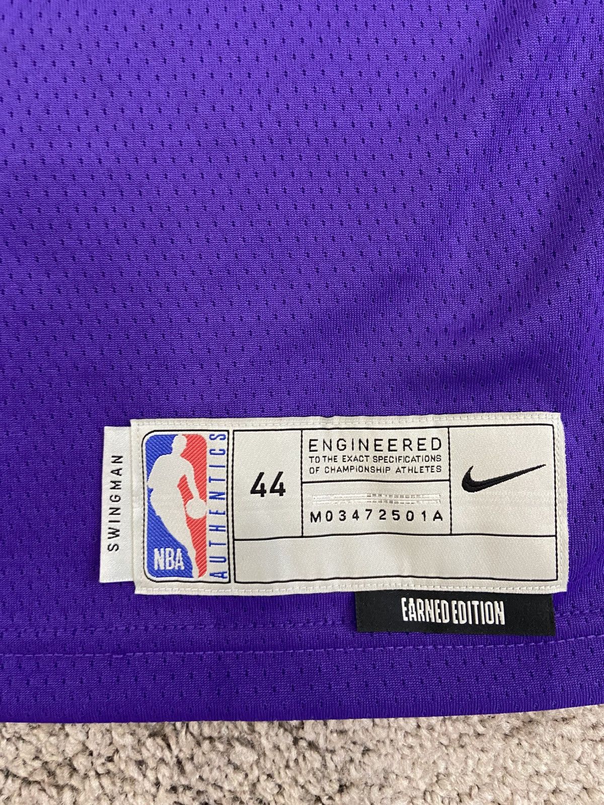 Nike NBA Nike Toronto Raptors Yuta Watanabe 2021 Earned Swingman Size US M / EU 48-50 / 2 - 4 Thumbnail