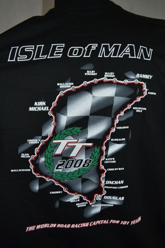 Vintage Vintage 2008 Isle Of Man TT Road Races Racing Tee XL Size US XL / EU 56 / 4 - 3 Thumbnail