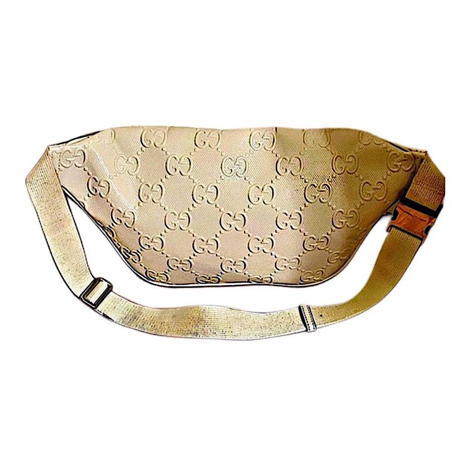 Gucci Authentic Gucci Pre-Fall ‘23 White Jumbo GG Leather Belt Bag Size ONE SIZE - 6 Thumbnail