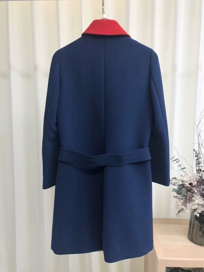 Gucci Gucci Show classic tiger head logo button wool coat 2503-Ne Size XS / US 0-2 / IT 36-38 - 2 Thumbnail