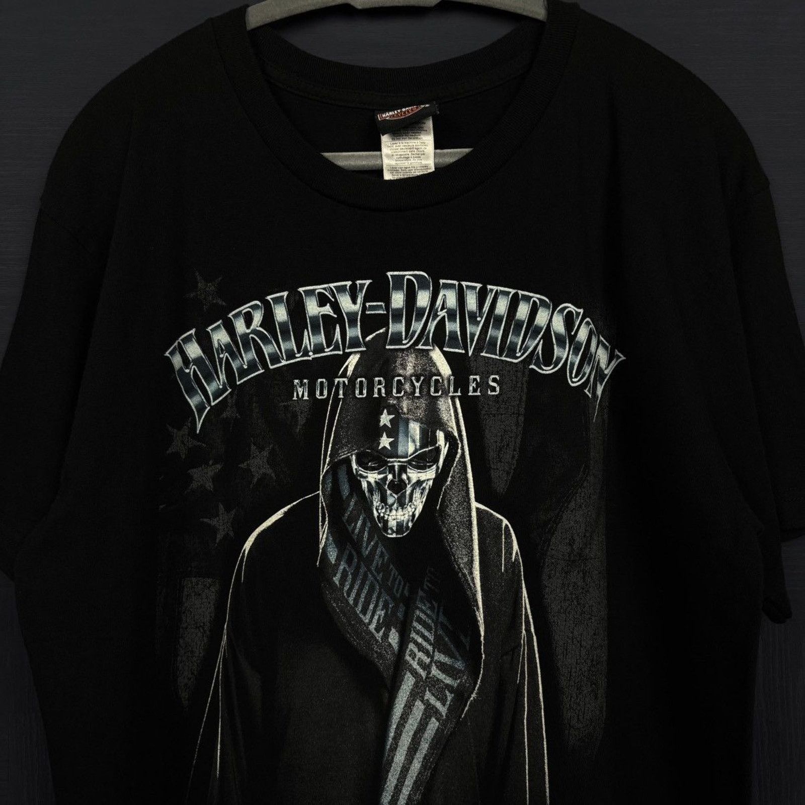Harley Davidson × Vintage 🇺🇸HARLEY-DAVIDSON Reaper T Size US L / EU 52-54 / 3 - 2 Thumbnail