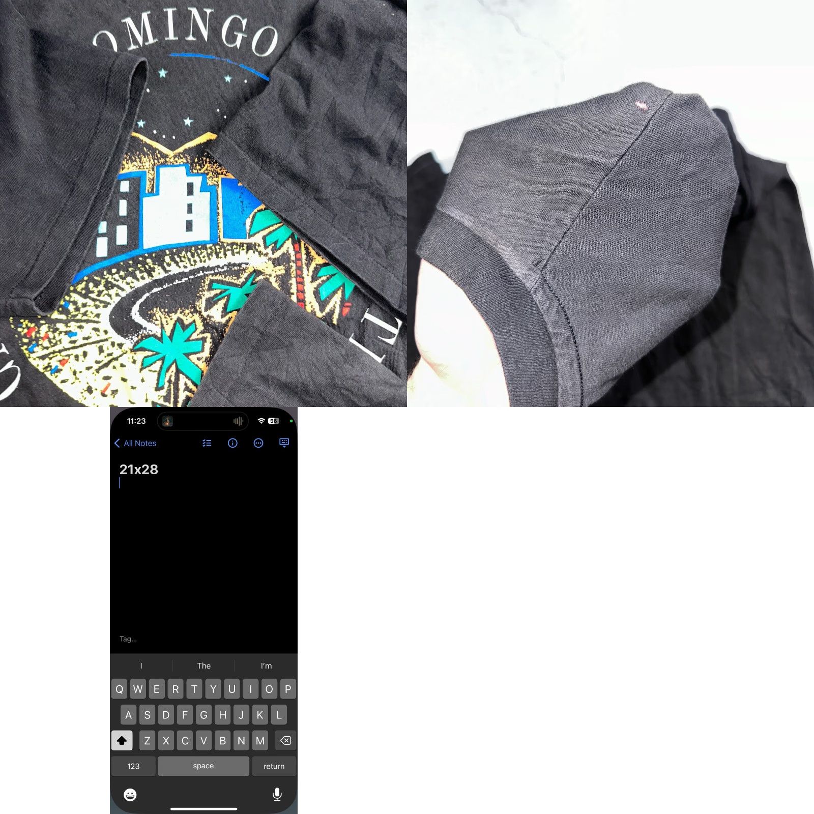 Carrera VTG 1994 Encore! The Three Tenors Carreras Domingo Pavarotti Concert T Shirt 90s VTG Shirt Men L Black Size US L / EU 52-54 / 3 - 8 Thumbnail