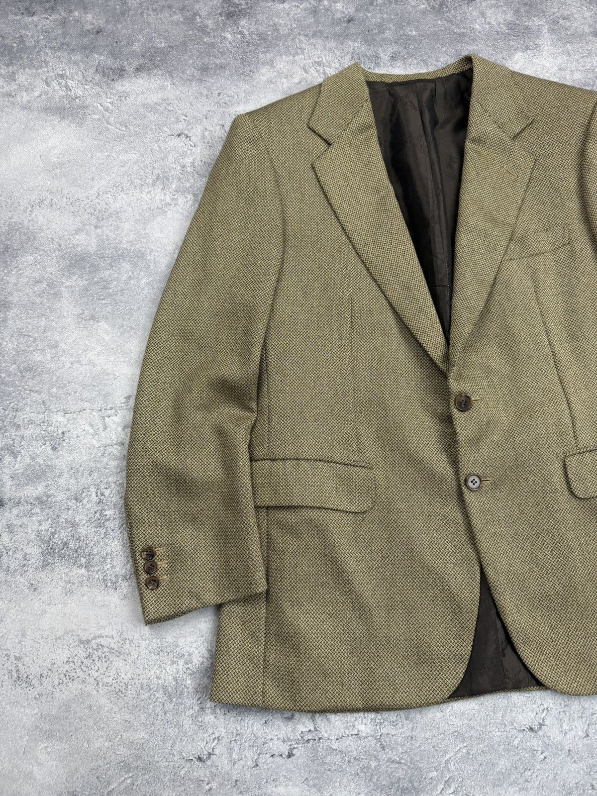 Brioni Brioni 100% Cashmere Tweed Blazer Jacket Made In Italy Size 40R - 6 Thumbnail