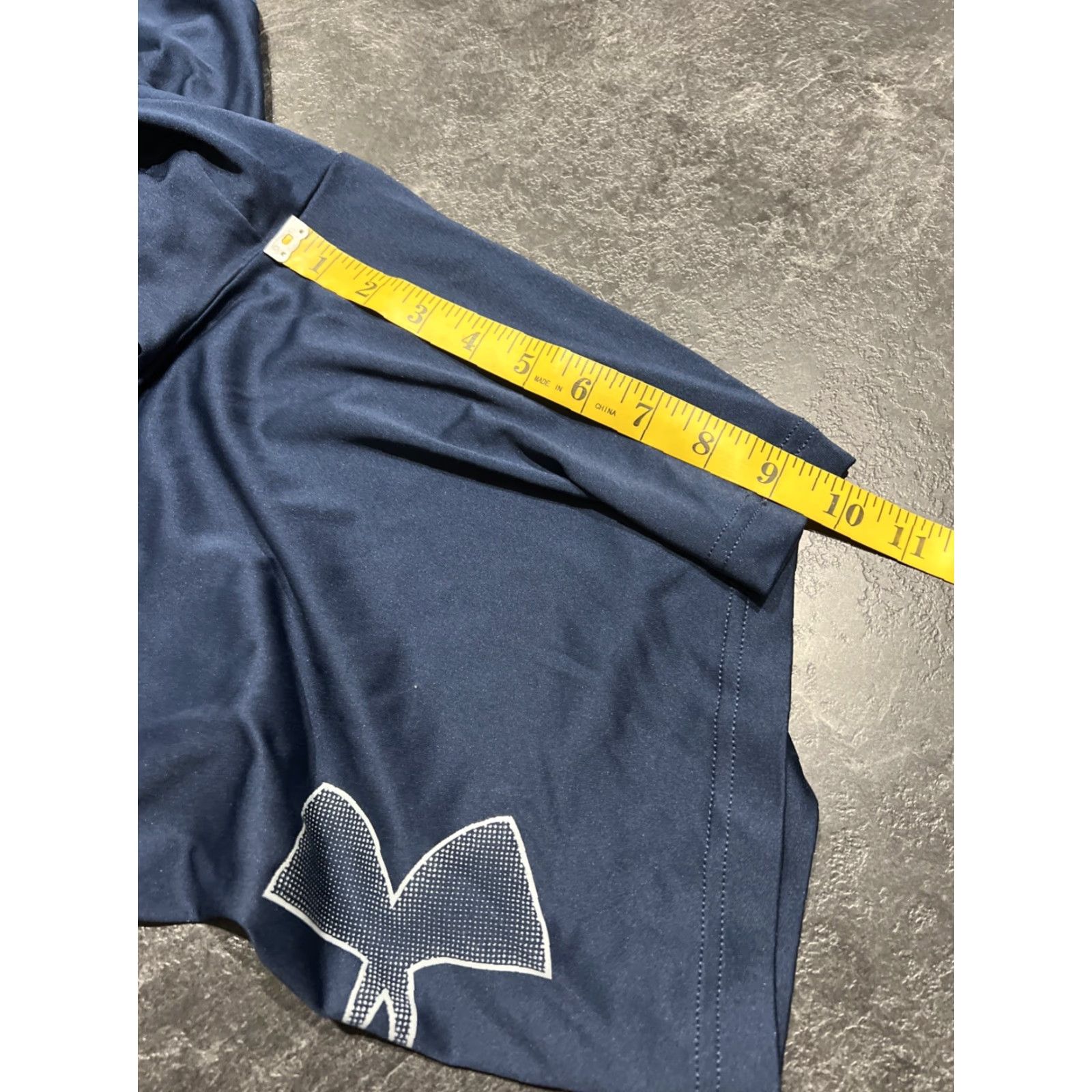 Under Armour Under Armour HeatGear Men's Basketball Shorts Small S Blue Solid Logo Activewear Lightweight Size US 29 - 6 Thumbnail