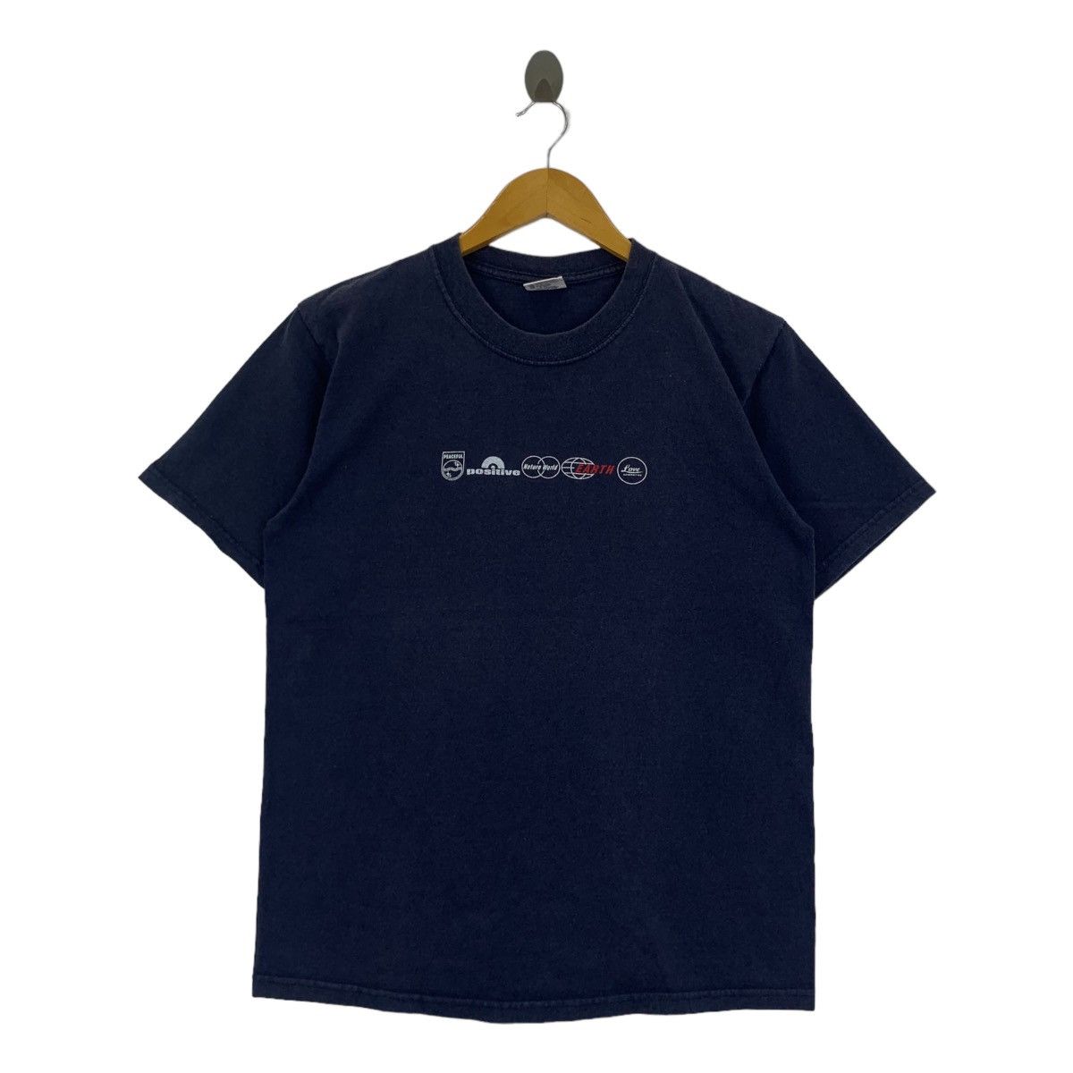 Anvil Vintage 90’ LOVE GENERATION SURF Peaceful Tee Shirt Size US M / EU 48-50 / 2 - 1 Thumbnail