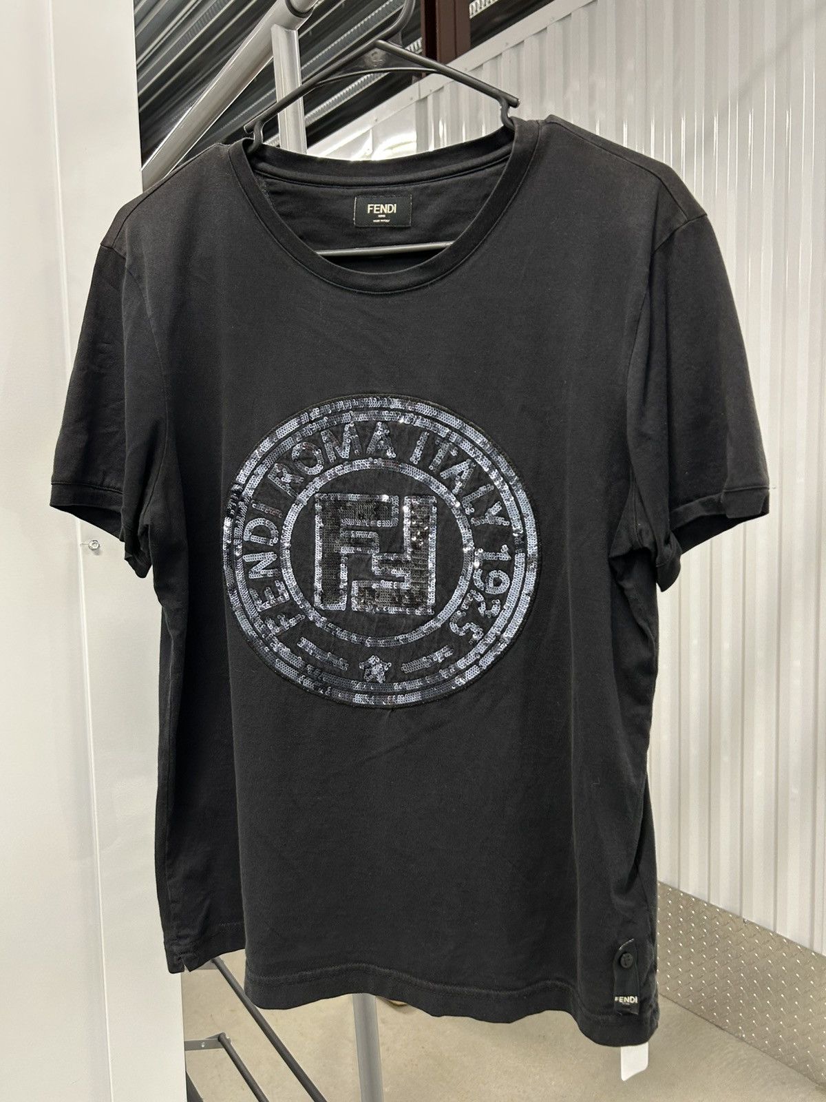 Fendi circle logo tshirt