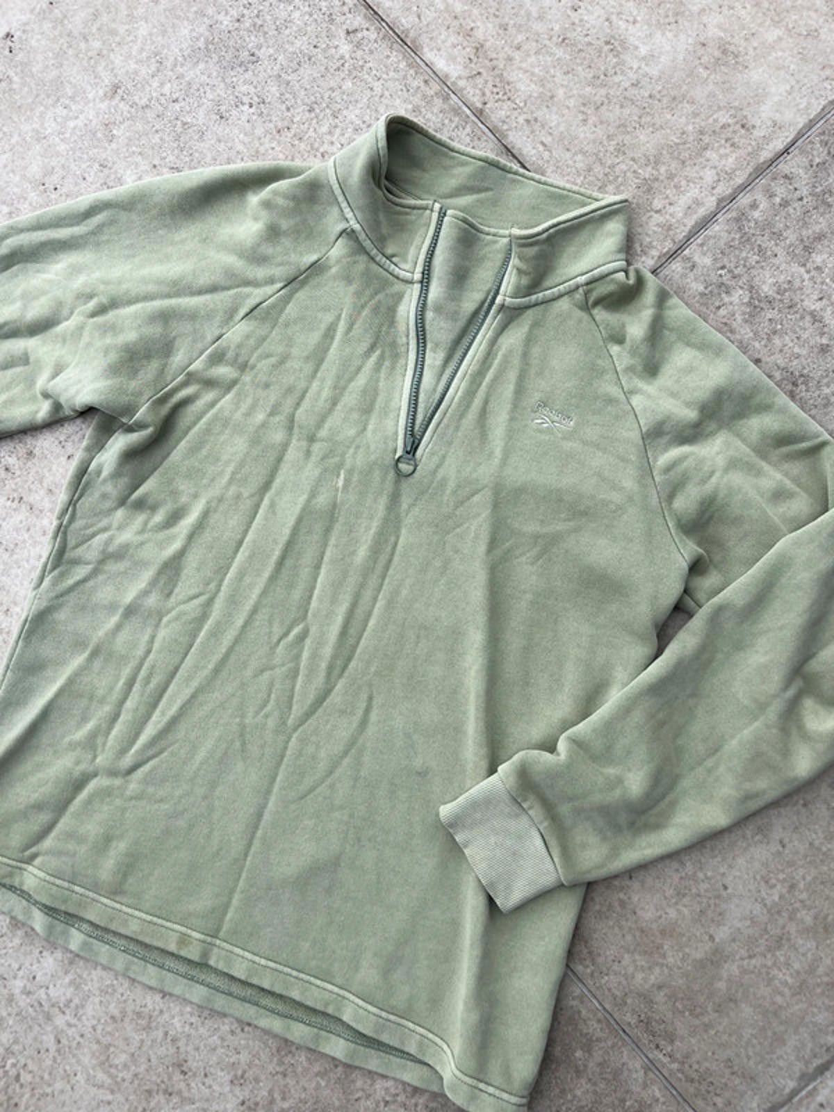 Reebok Vintage Reebok Quarter Zip Up Sweater Size US M / EU 48-50 / 2 - 1 Thumbnail