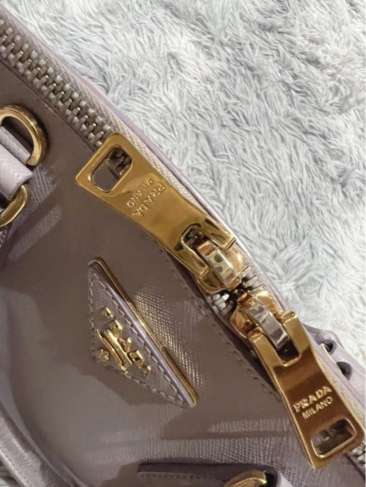 Prada Prada - Saffiano Leather Dome Satchel Bag Size ONE SIZE - 9 Thumbnail