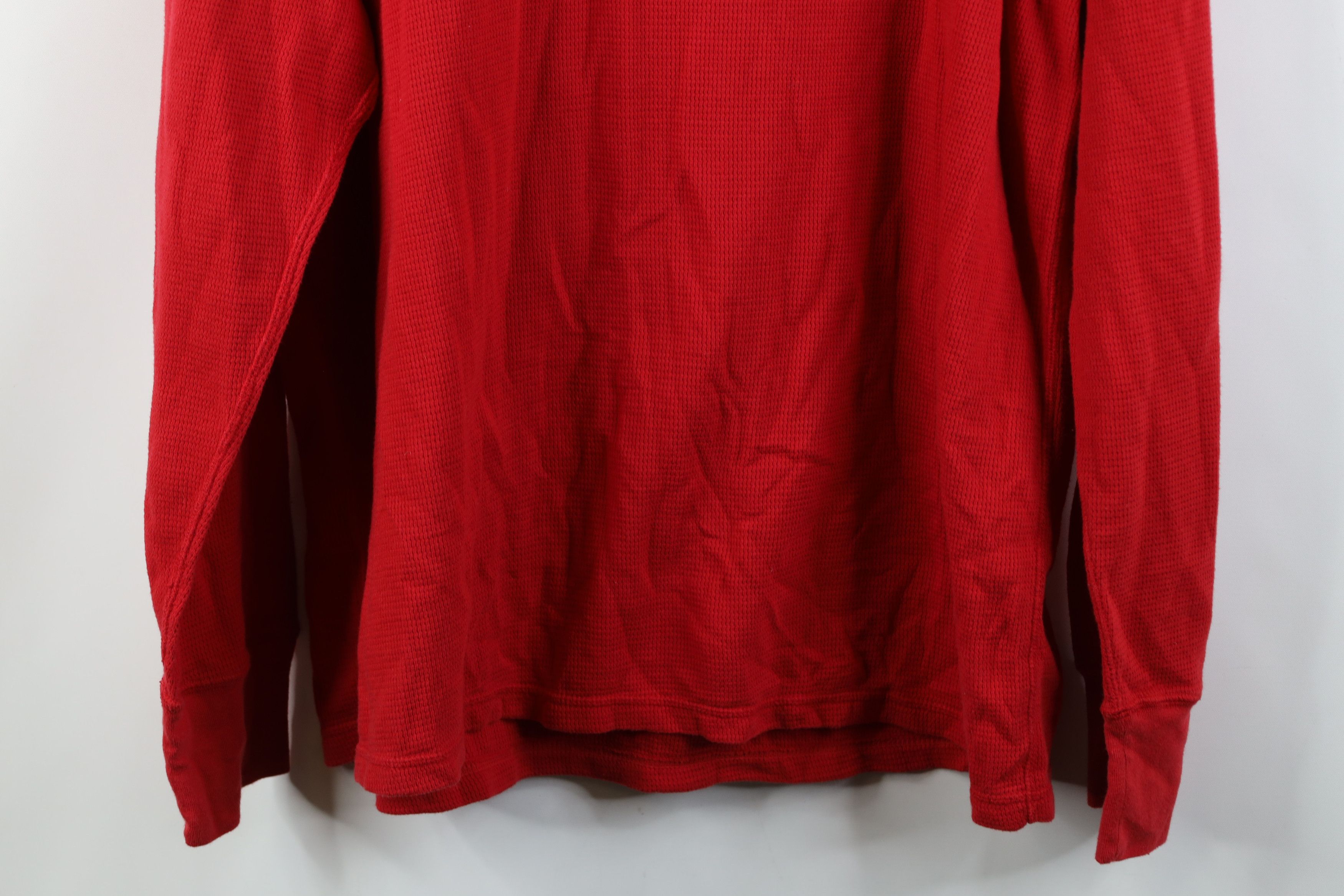 Polo Ralph Lauren Vintage 90s Y2K Ralph Lauren Waffle Knit Long Sleeve T-Shirt Size US XXL / EU 58 / 5 - 12 Thumbnail