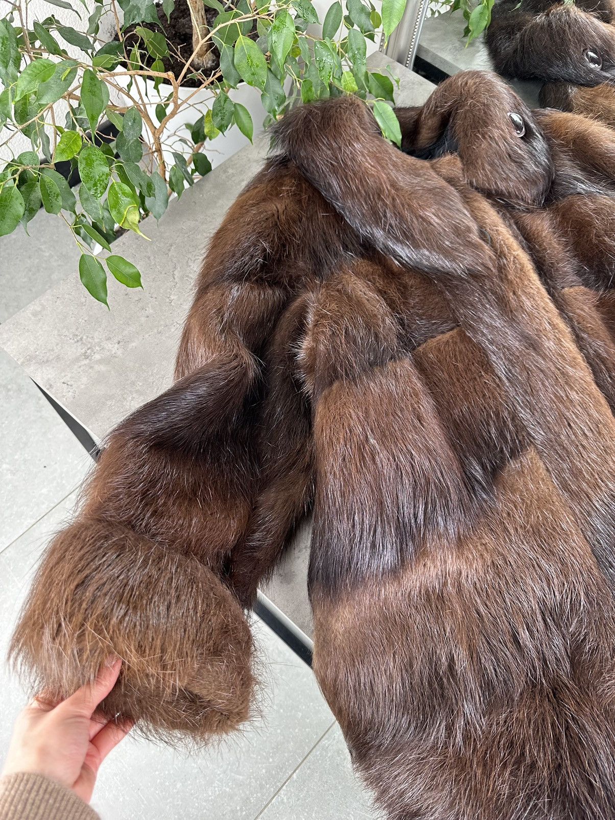 Japanese Brand Vintage Natural Fur Coat Size M / US 6-8 / IT 42-44 - 4 Thumbnail