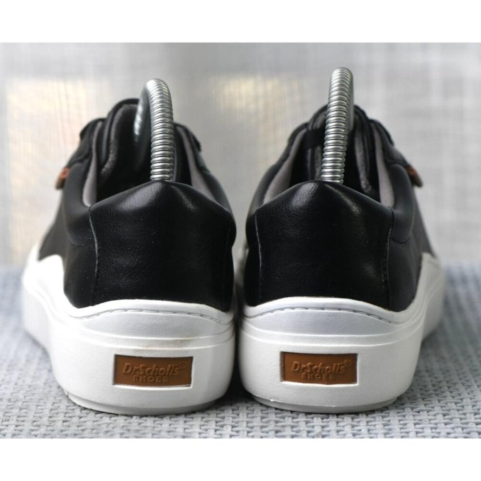 Other Dr. Scholl's Women's Time Off Sneaker | Leather | Black Size US 7.5 / IT 37.5 - 3 Thumbnail