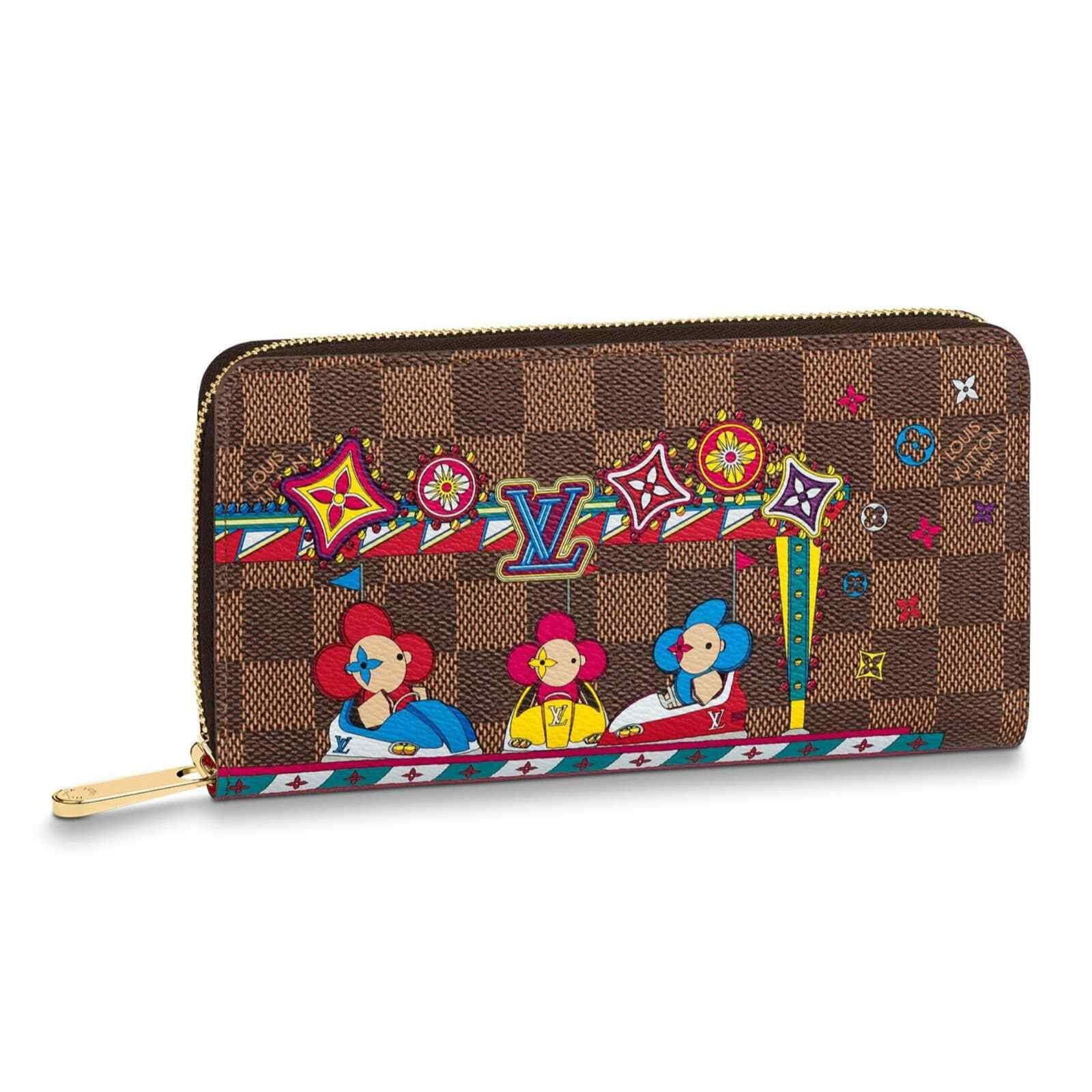 Louis Vuitton Louis Vuitton Vivienne Damier Ebene Purse Zippy Wallet Size ONE SIZE - 1 Thumbnail