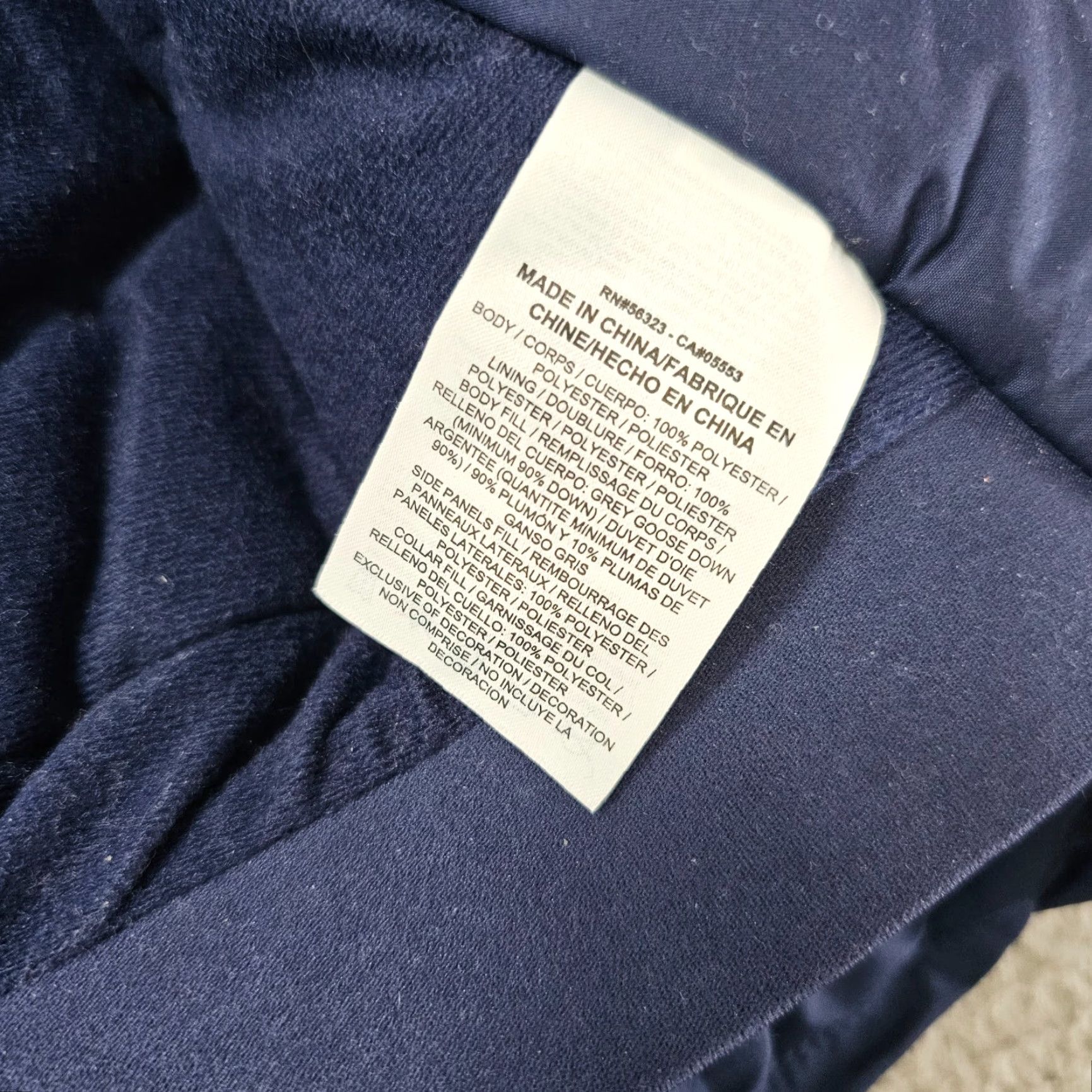 Nike Nike Jacket Mens XS Navy Bomber Puffer Goose Down Fill Full Zip Outdoor Size US XS / EU 42 / 0 - 7 Thumbnail