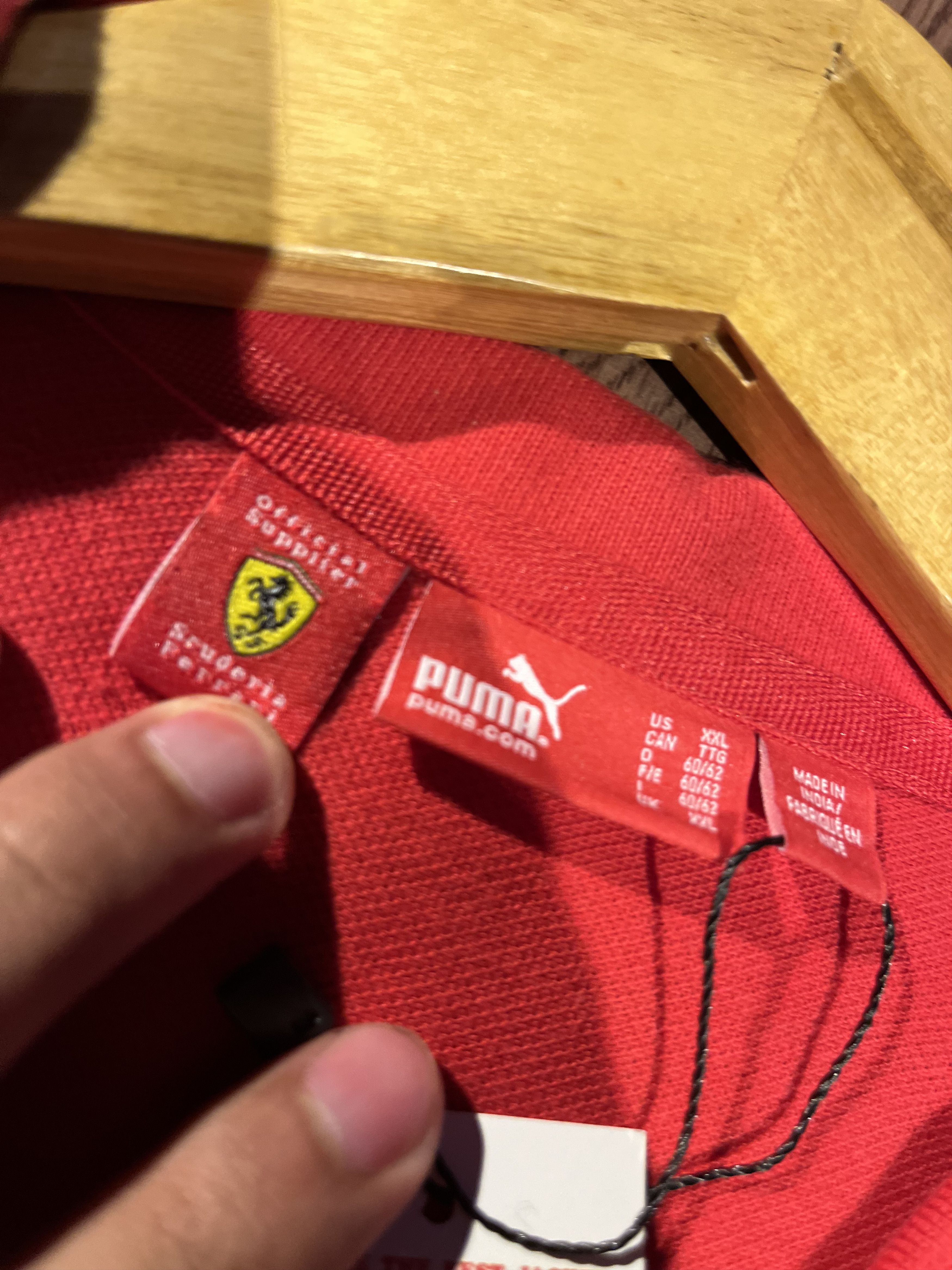 Ferrari × Formula 1 Puma Ferrari Team Polo Shirt Size US XL / EU 56 / 4 - 4 Thumbnail