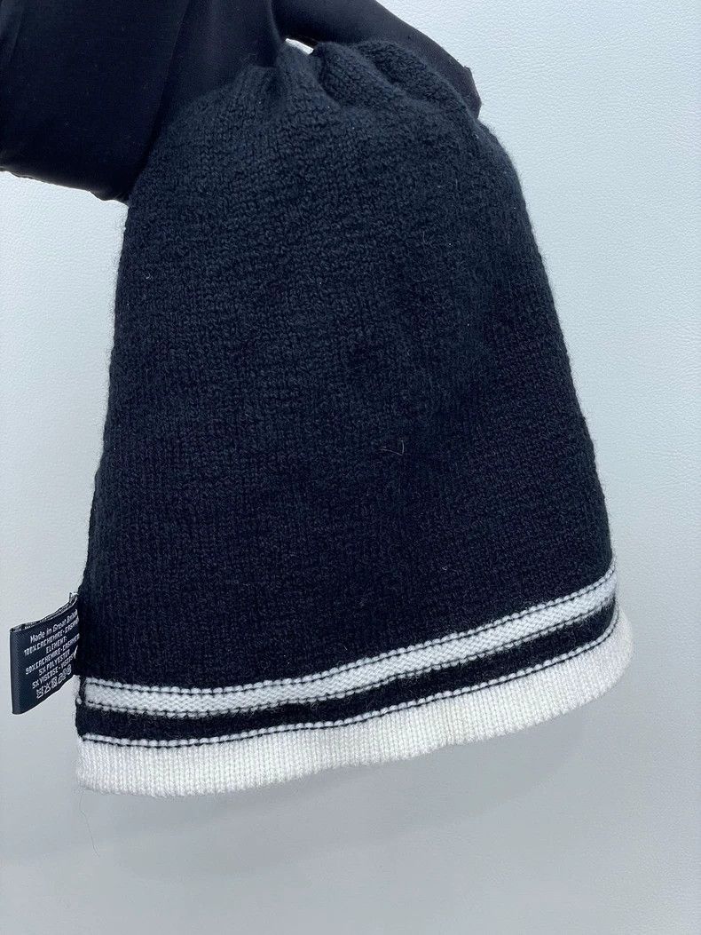 Chanel CHANEL 22B Black and White Knit Beanie Size ONE SIZE - 3 Thumbnail