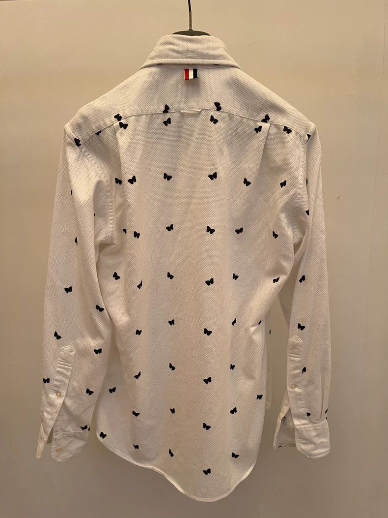 Thom Browne Thom Browne size3 Butterfly shirt Size US L / EU 52-54 / 3 - 2 Thumbnail