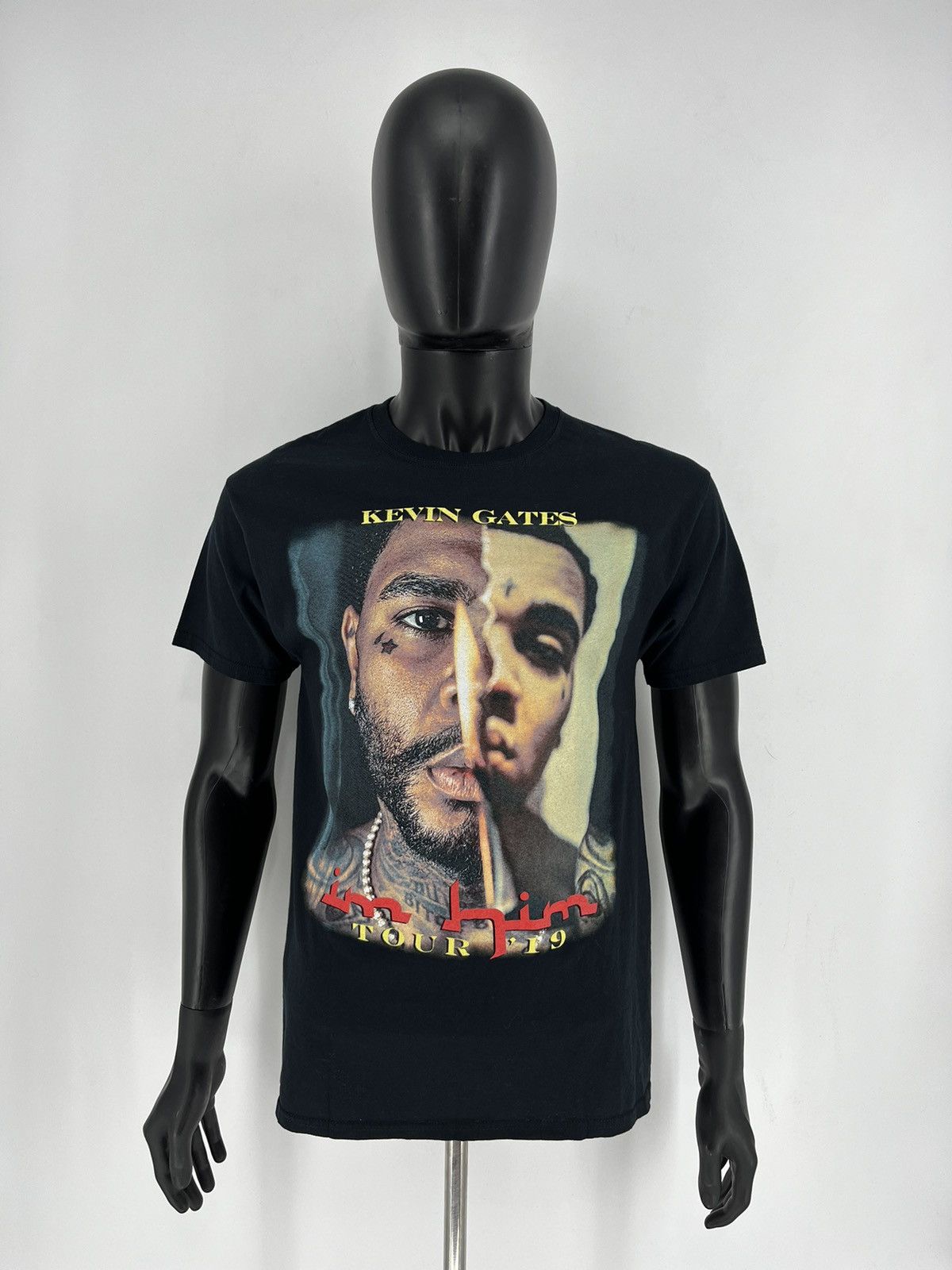 Band Tees Vintage Kevin Gates 2019 Tour Rap Tee Black Shirt Size M Size US M / EU 48-50 / 2 - 2 Thumbnail