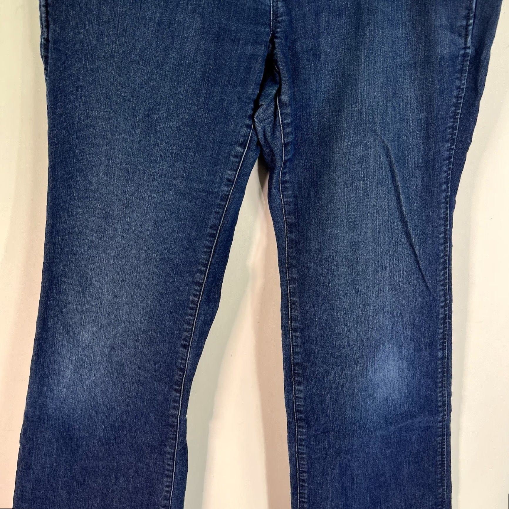 Loft LOFT VTG Denim Jeans Flared 32X33 Blue Stretch 6 Petite Womens Modern 90s Bohemian City Denim Size 28" / US 6 / IT 42 - 3 Thumbnail
