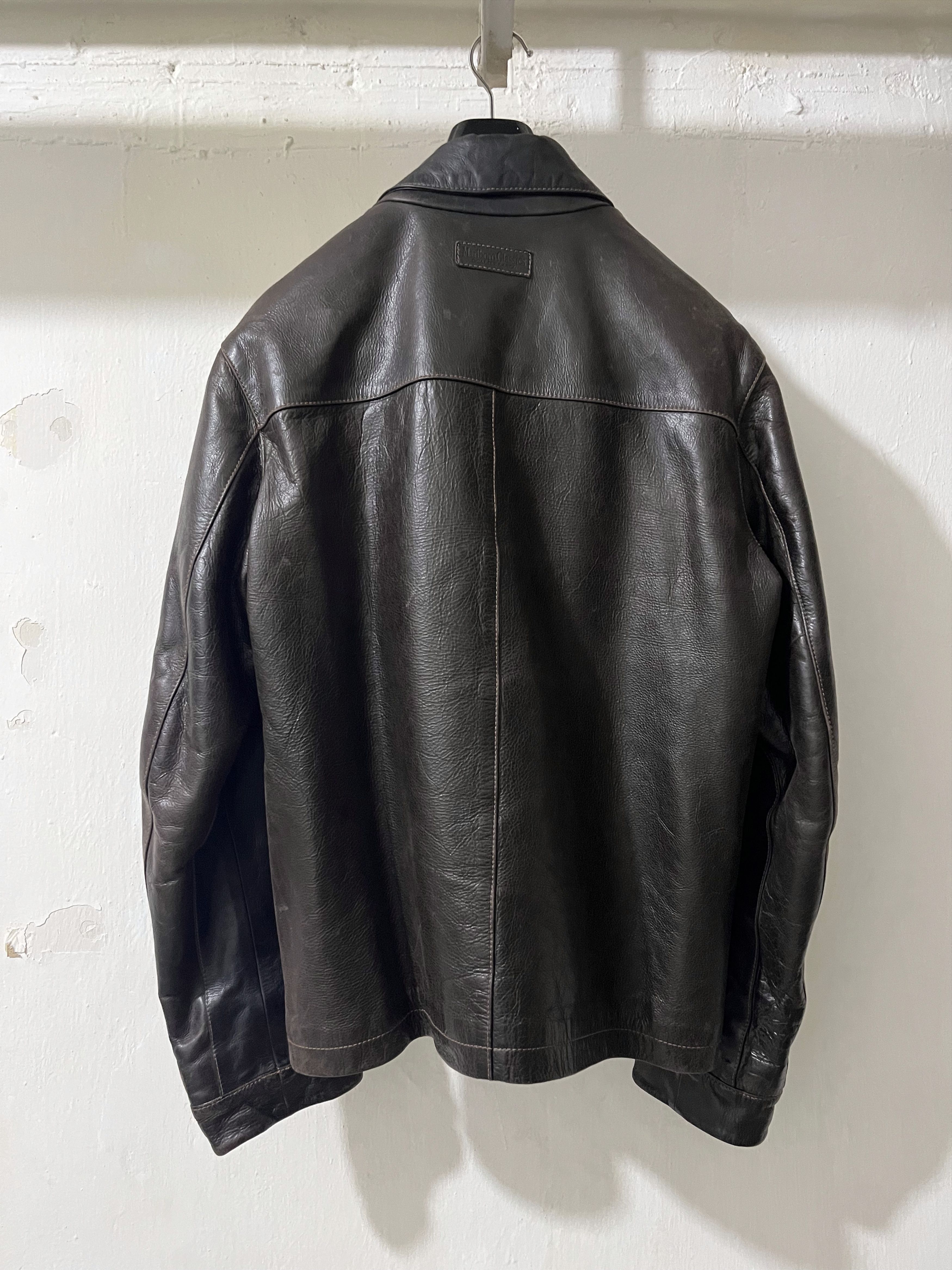 Marlboro Classics MARLBORO CLASSICS LEATHER JACKET Size US L / EU 52-54 / 3 - 2 Thumbnail