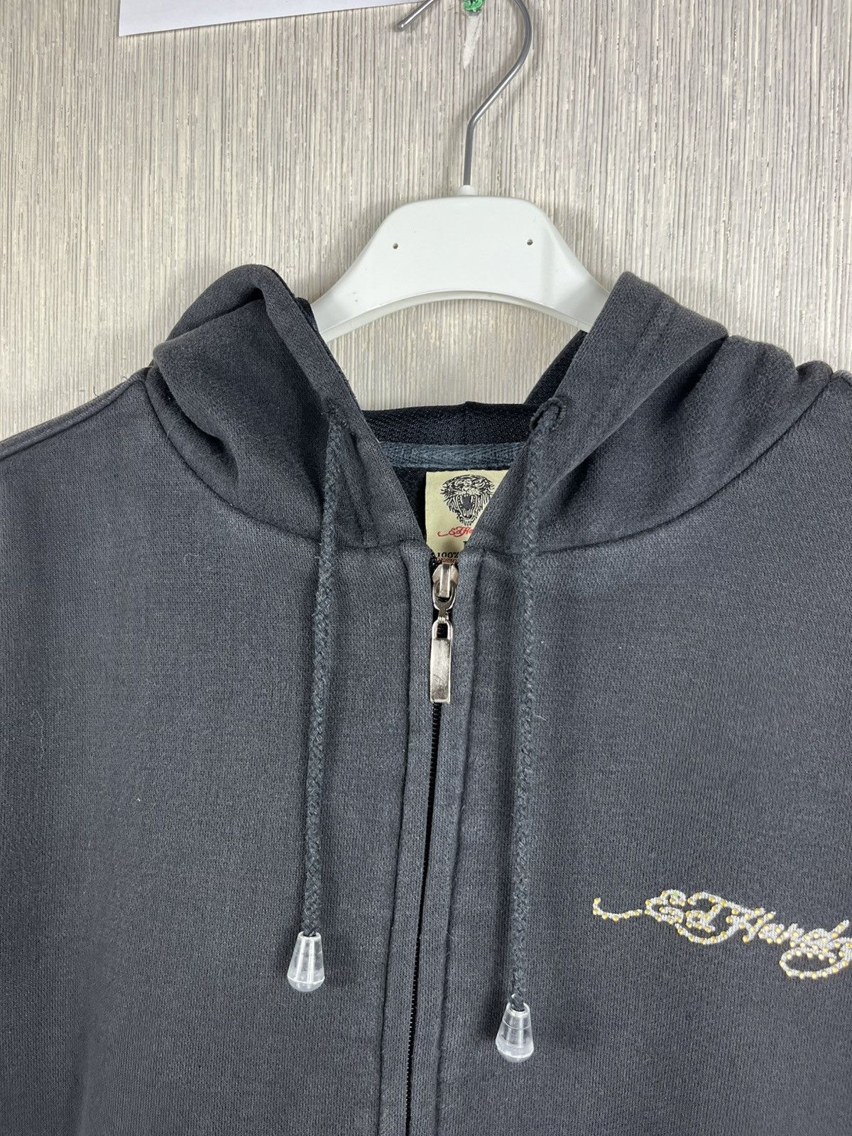 Ed Hardy × Vintage Vintage Ed Hardy by Christian Audigier y2k zip hoodie heart Size US M / EU 48-50 / 2 - 9 Thumbnail
