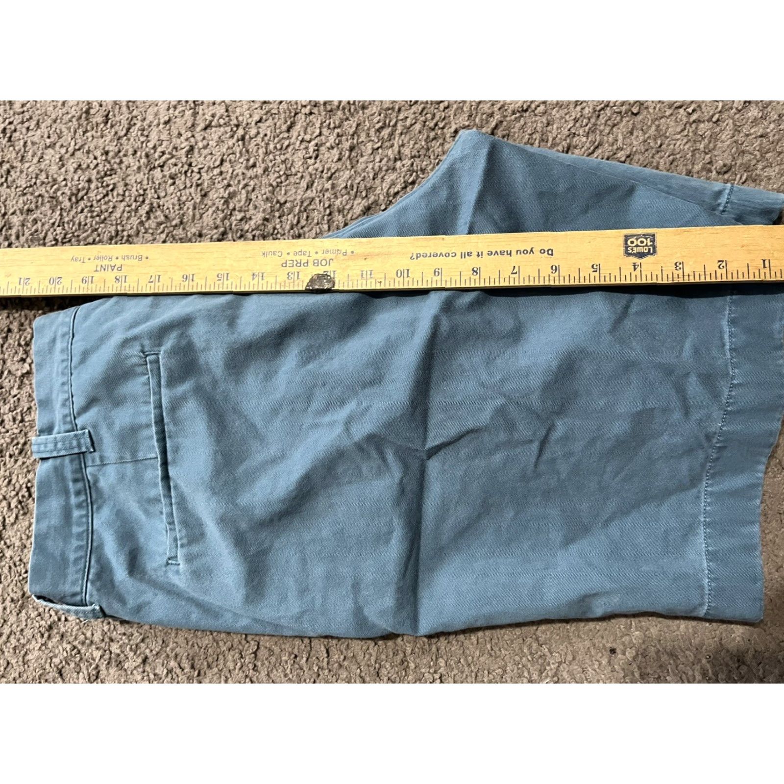 J.Crew J. Crew Shorts Men 36 Blue Flat Front Nantucket Chino Cotton Twill Bermuda 90454 Secure Zip Pocket 8.75 Inseam Regular Mens Clothing Size US 36 / EU 52 - 4 Thumbnail