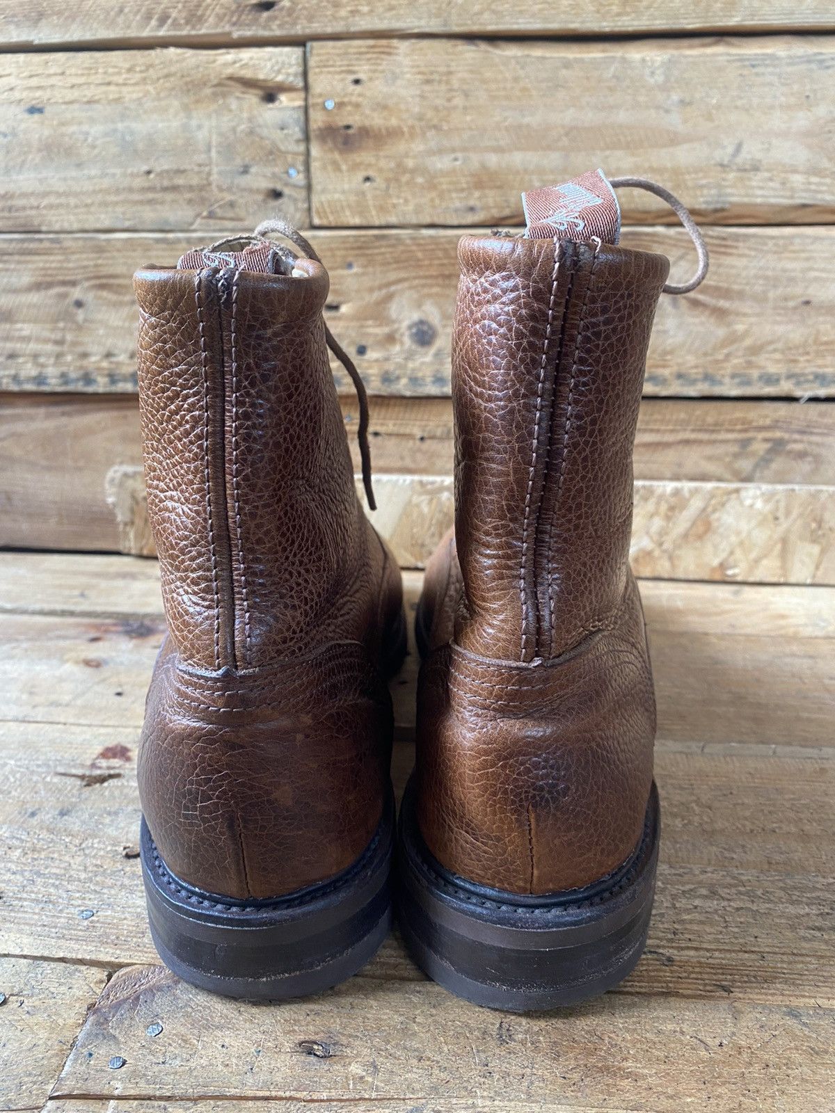 R.M. Williams R.M.William rickaby brown leather lace-up boots uk 9G Size US 10 / EU 43 - 6 Thumbnail