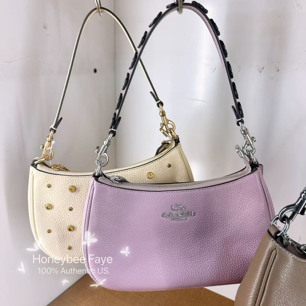 Coach Teri Shoulder Bag With Floral Applique CAL57 Size ONE SIZE - 2 Thumbnail