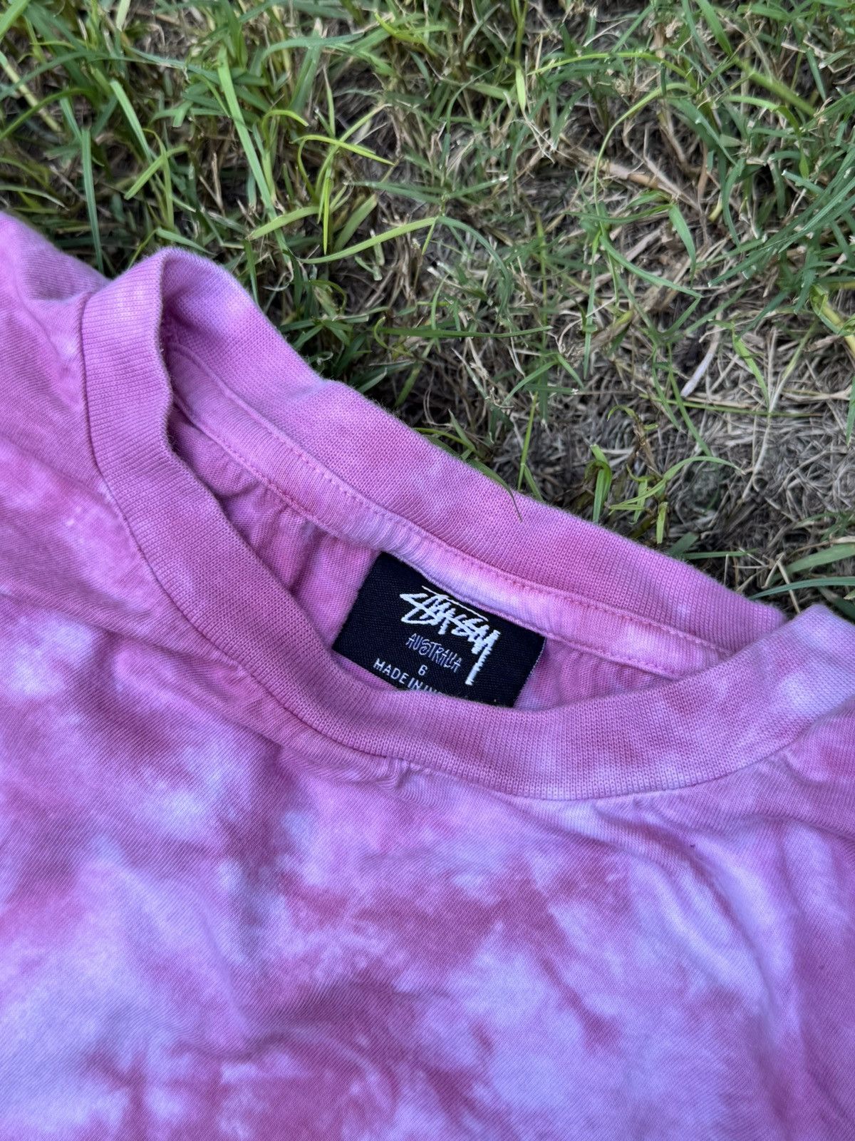 Stussy Stussy Women's Verna Tie Dye Long Sleeve in Light Pink Size US L / EU 52-54 / 3 - 7 Thumbnail