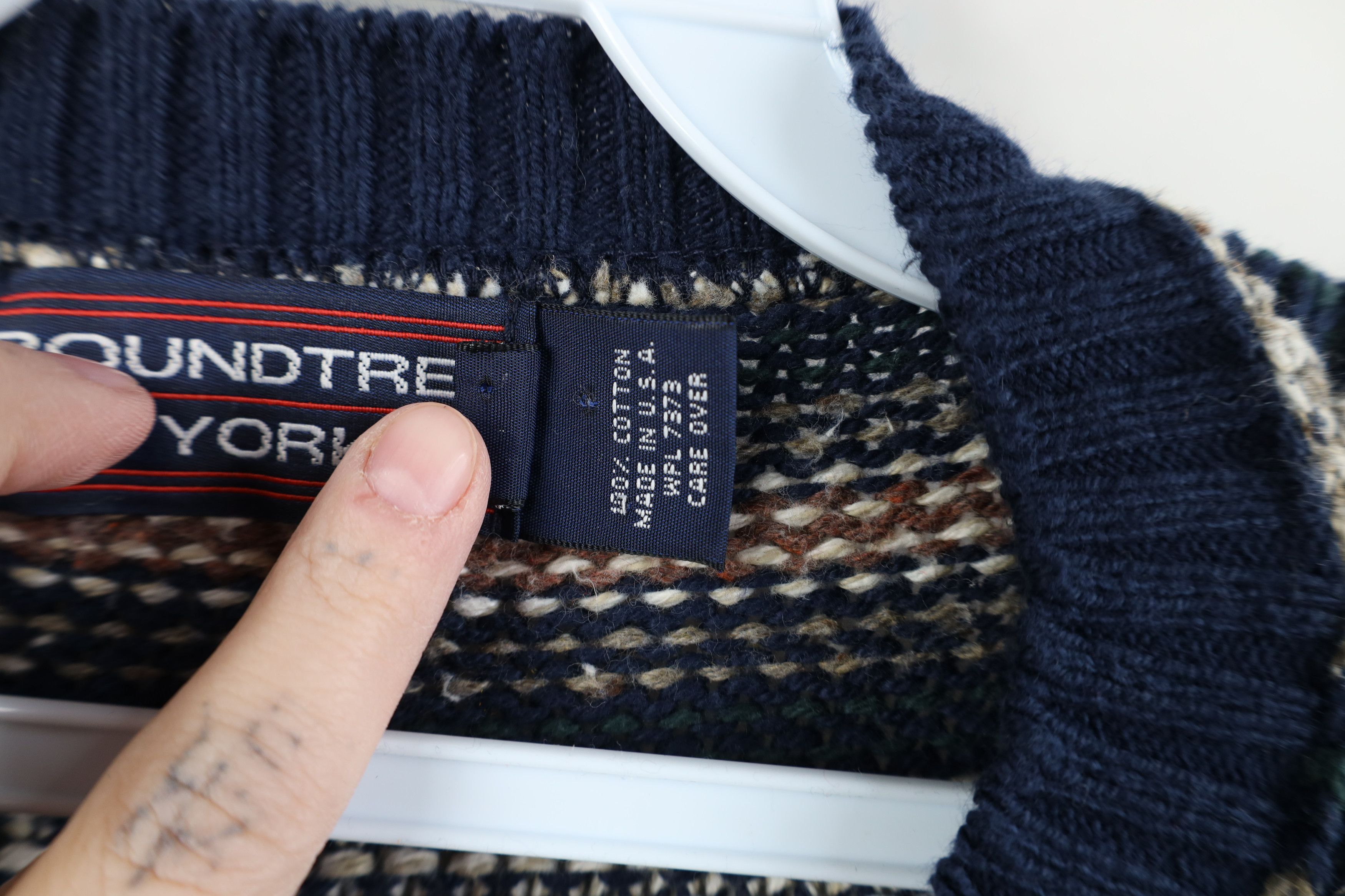 Vintage Vintage 90s Streetwear Fair Isle Knit Crewneck Sweater USA Size US L / EU 52-54 / 3 - 8 Thumbnail