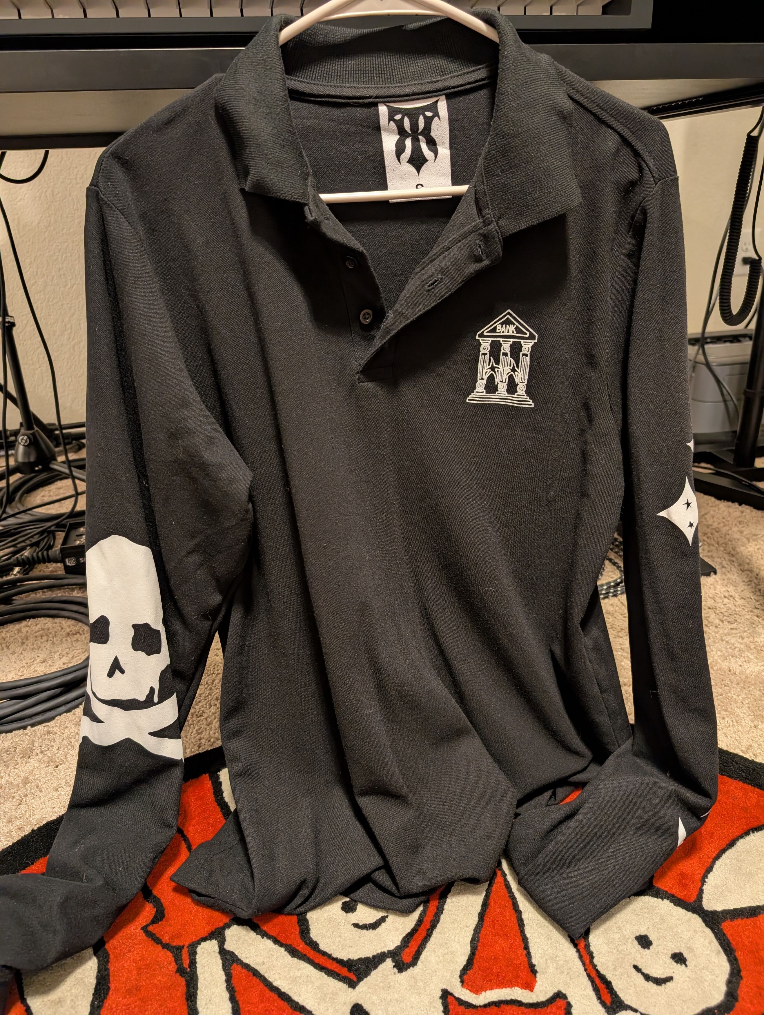 Drain Gang Thaiboy Digital Bank of Star Long Sleeve Polo Size US M / EU 48-50 / 2 - 6 Thumbnail