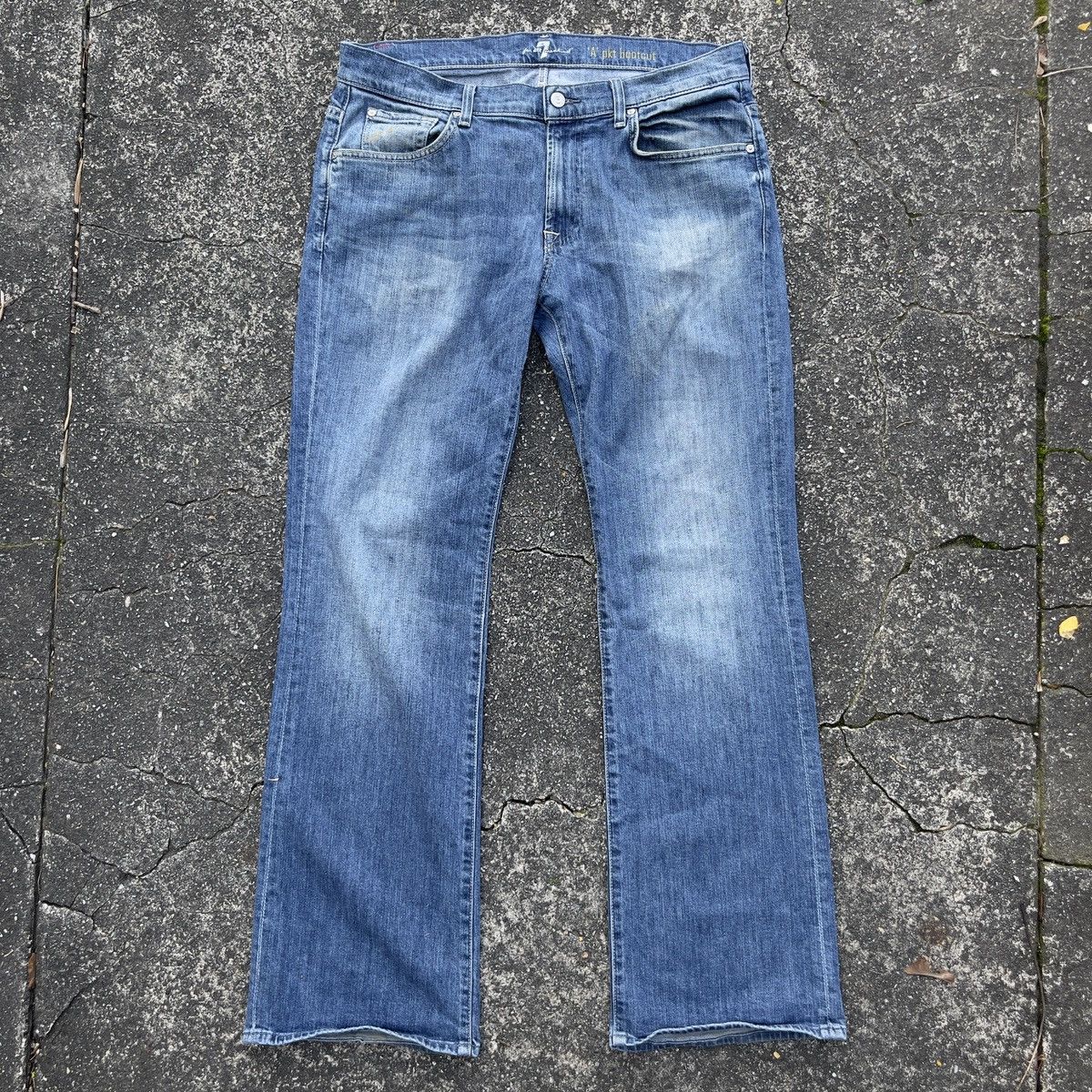 Vintage Y2K 7 For All Mankind A Pocket Boot Cut Flare Jeans