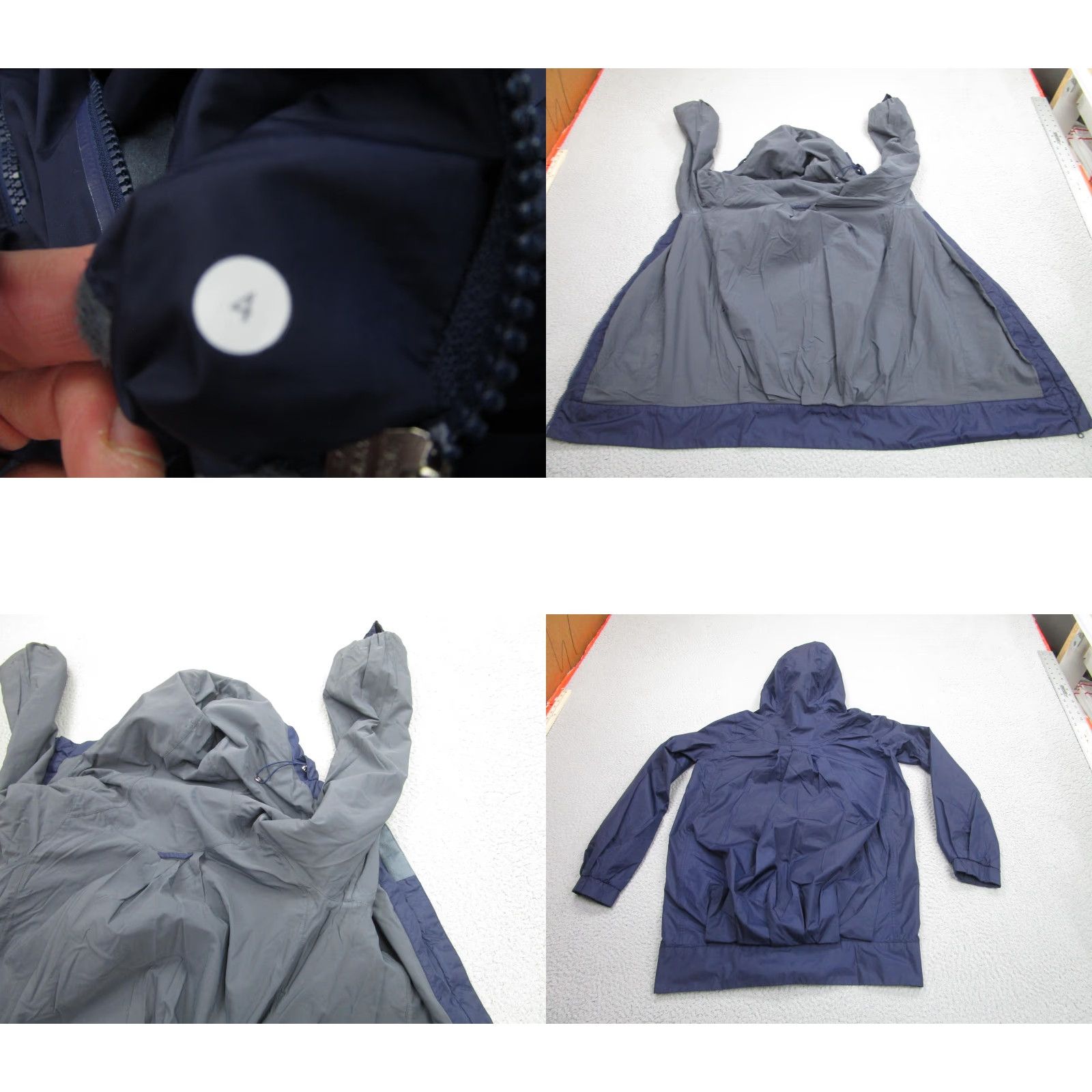 Lululemon Lululemon Jacket Womens 4 Blue Hooded Windbreaker Full Zip Lightweight Lined Size S / US 4 / IT 40 - 8 Thumbnail