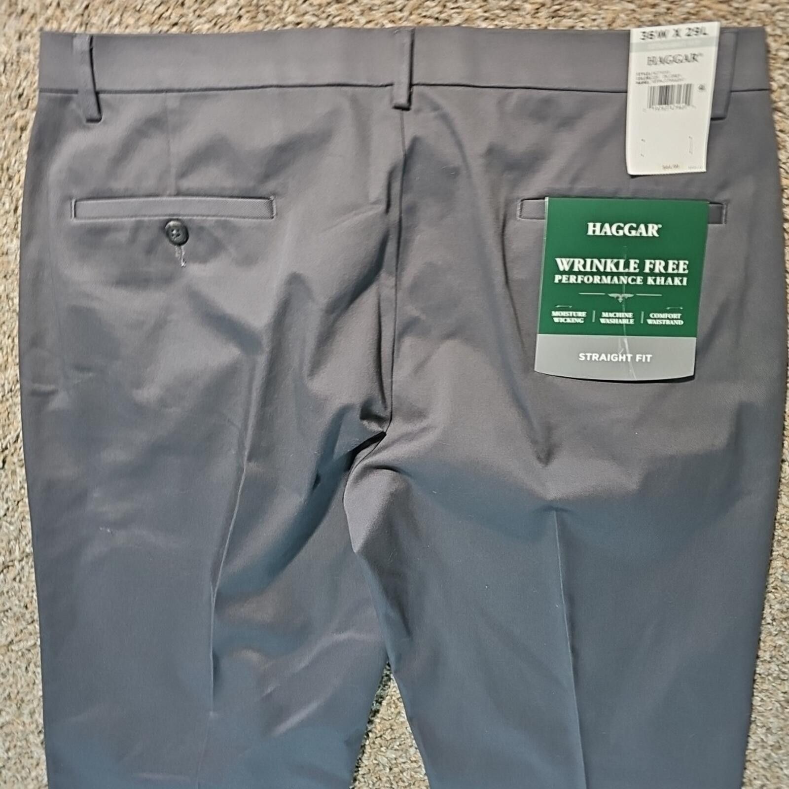 Haggar Haggar Wrinkle Free Performance Khaki 36x29 NWT Size US 36 / EU 52 - 6 Thumbnail