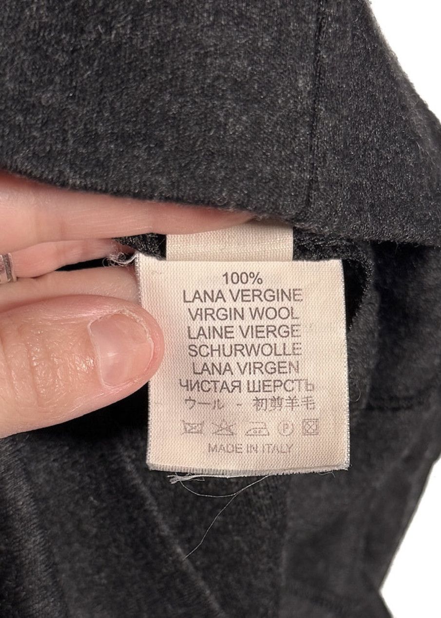 Brunello Cucinelli Brunello Cucinelli Charcoal Wool Monili Accent Dress Size XS / US 0-2 / IT 36-38 - 8 Thumbnail